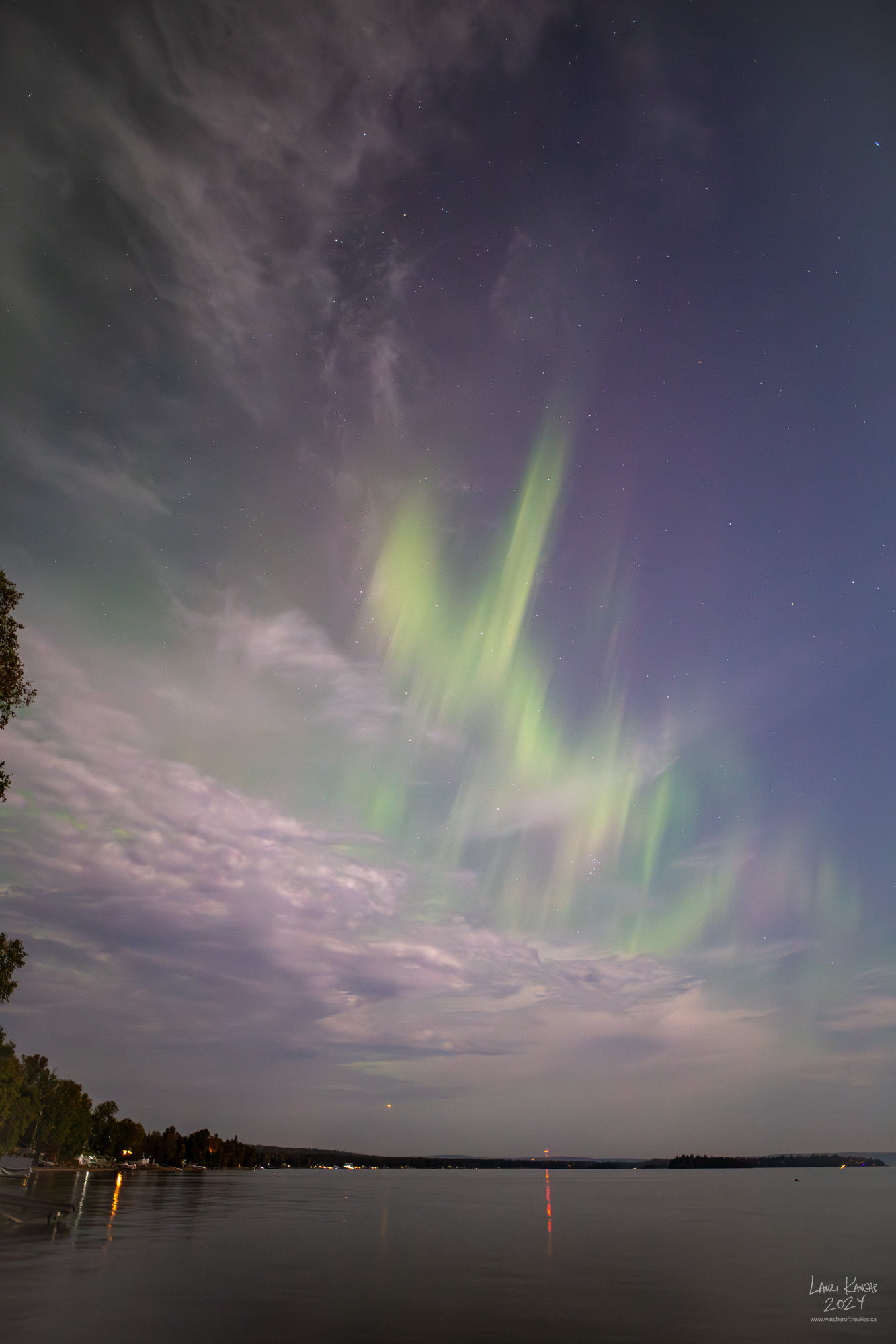 G4 Geomagnetic Storm during Harvest Moon - Amethyst Bay