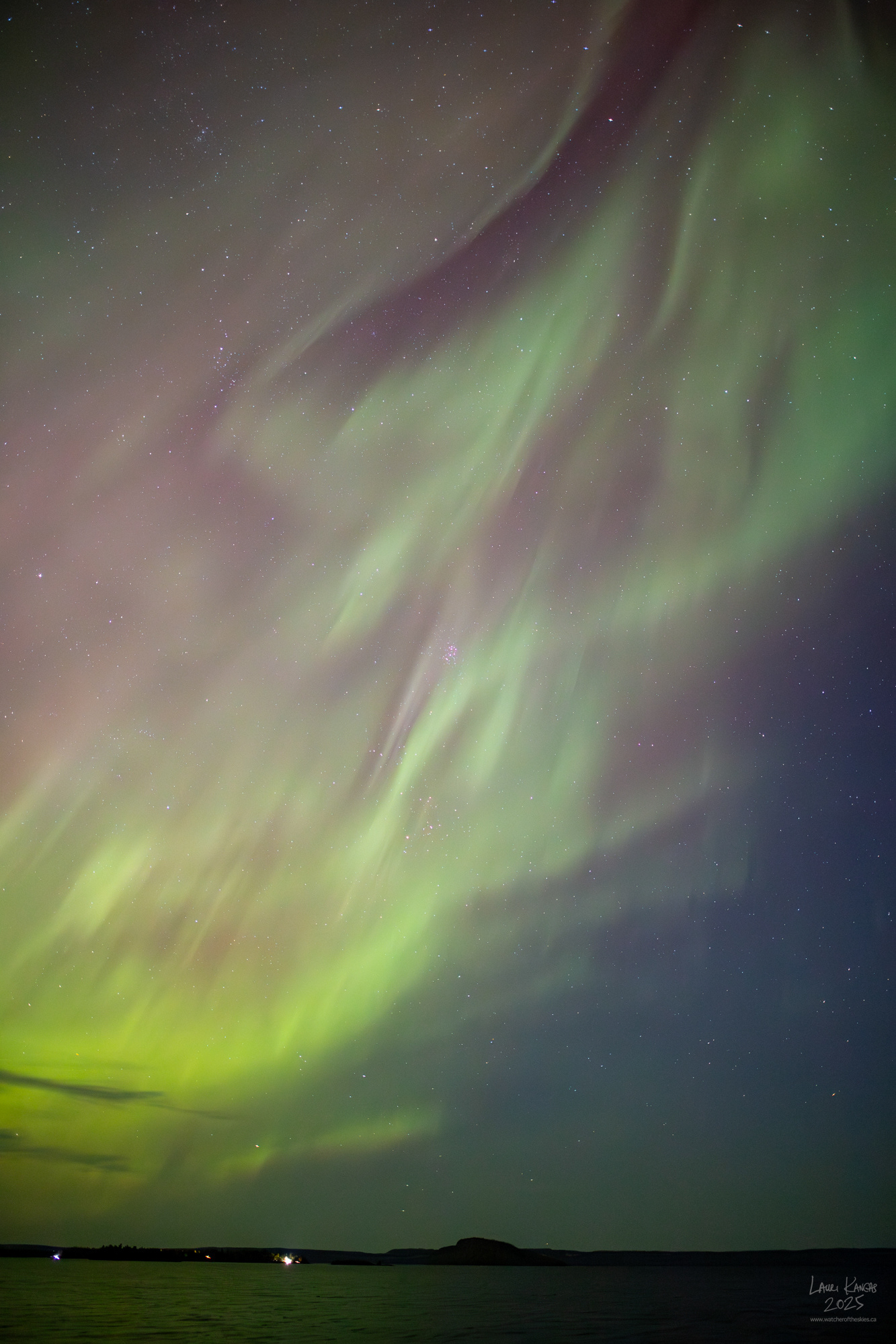 Surprise Equinox Aurora - Amethyst Bay, Lake Superior, Ontario