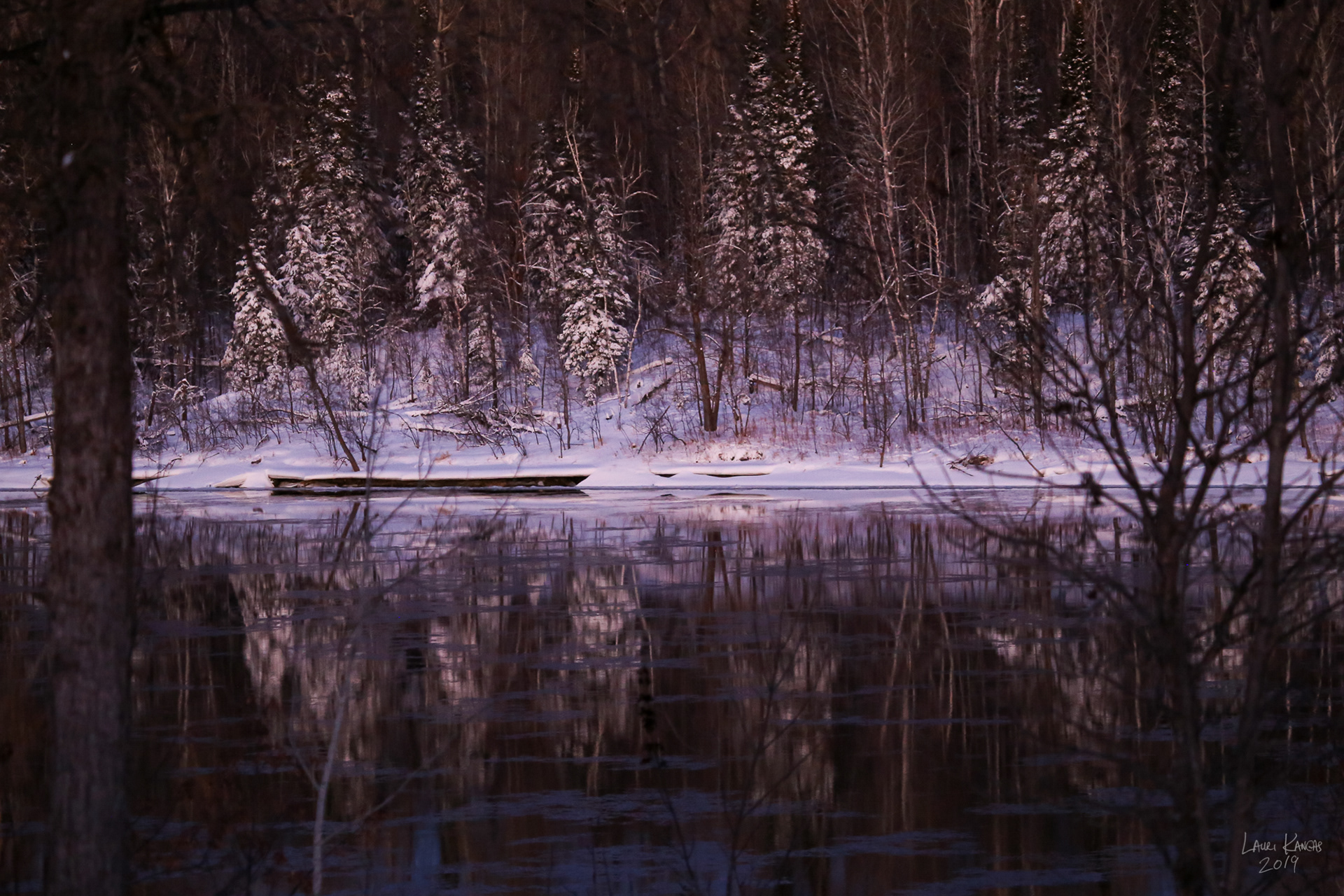 New Year's Eve on the Rainy River