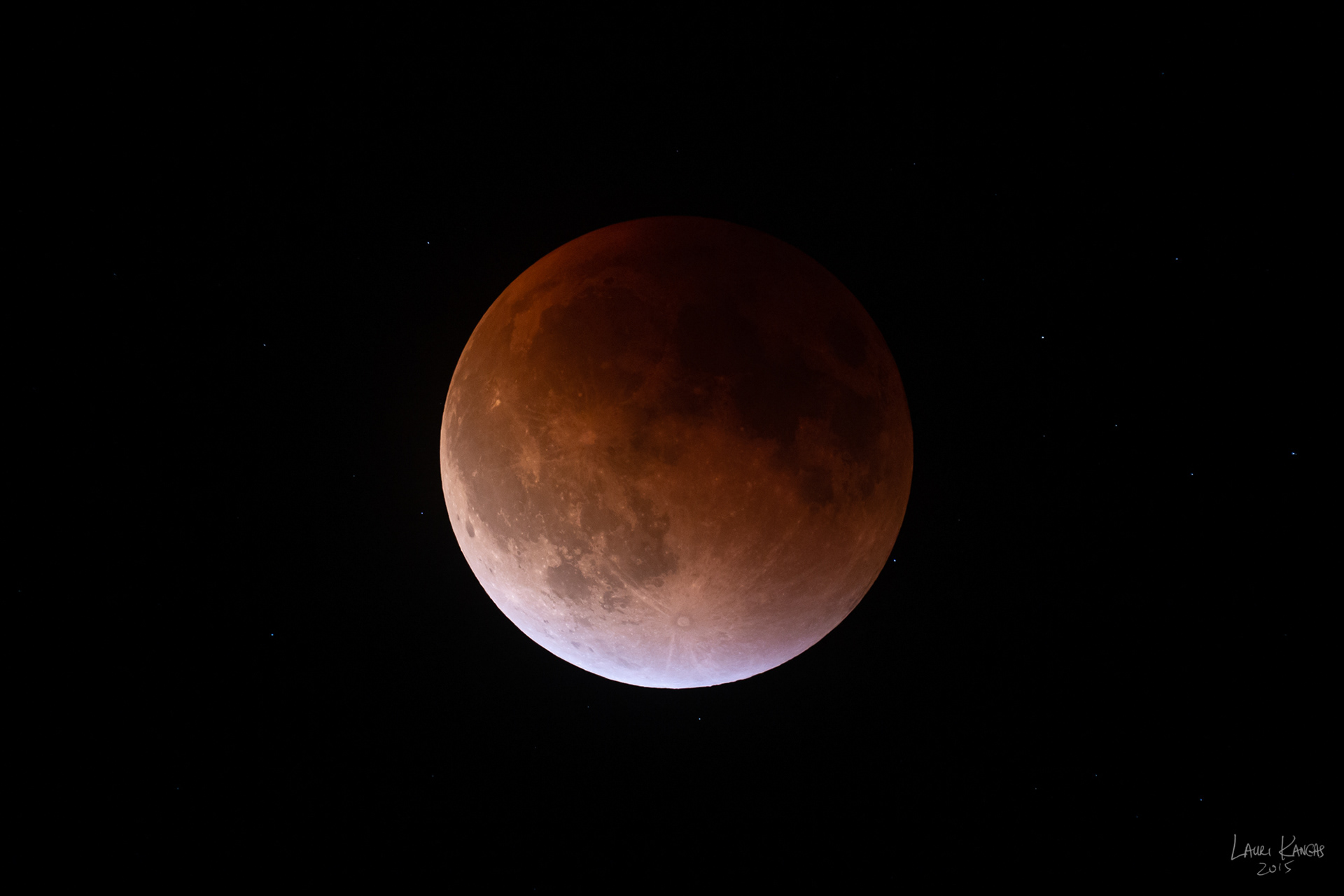 Super Blood Moon Total Eclipse - September 27, 2015