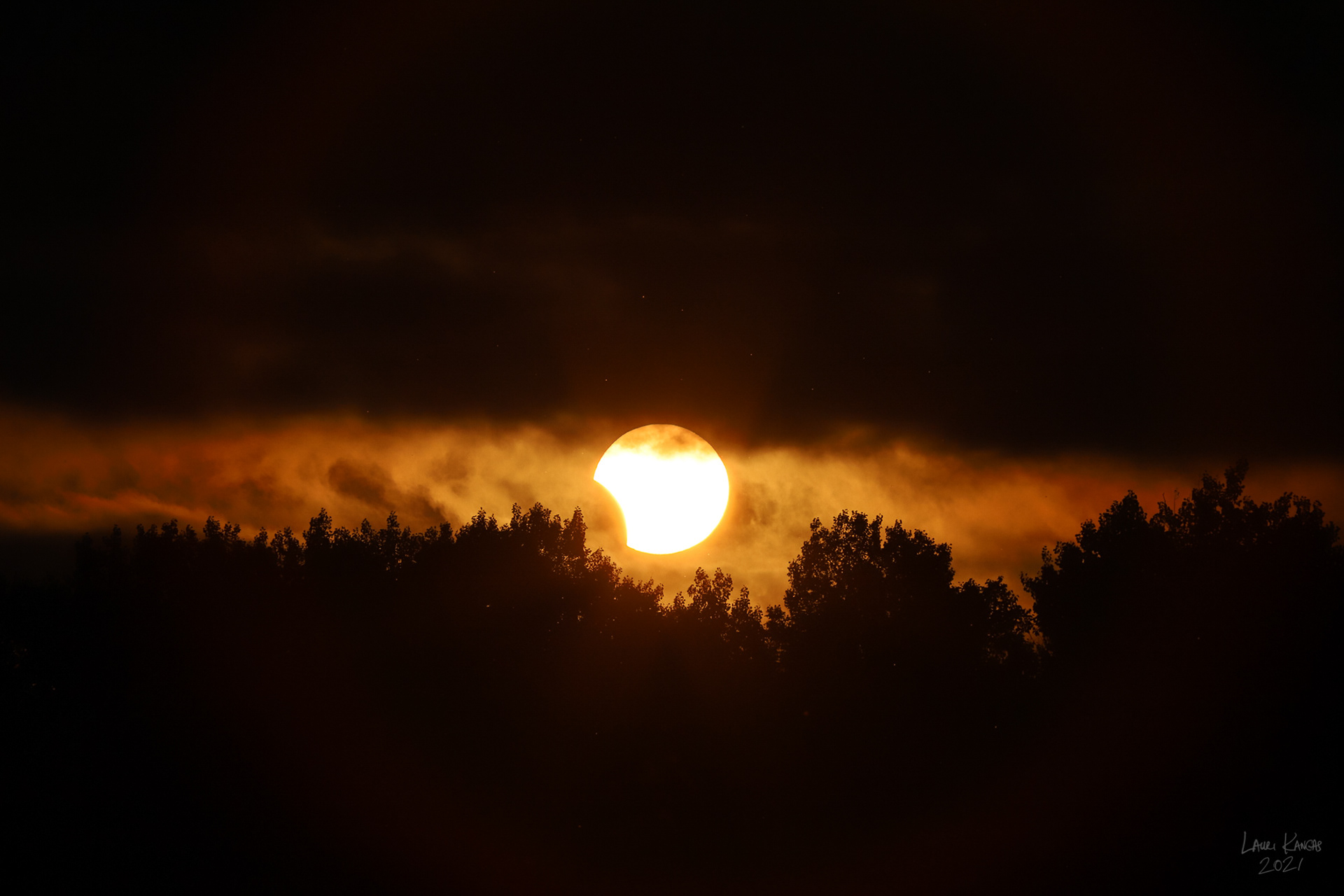 Annular Eclipse (partial in Fort Frances) - June 10, 2021