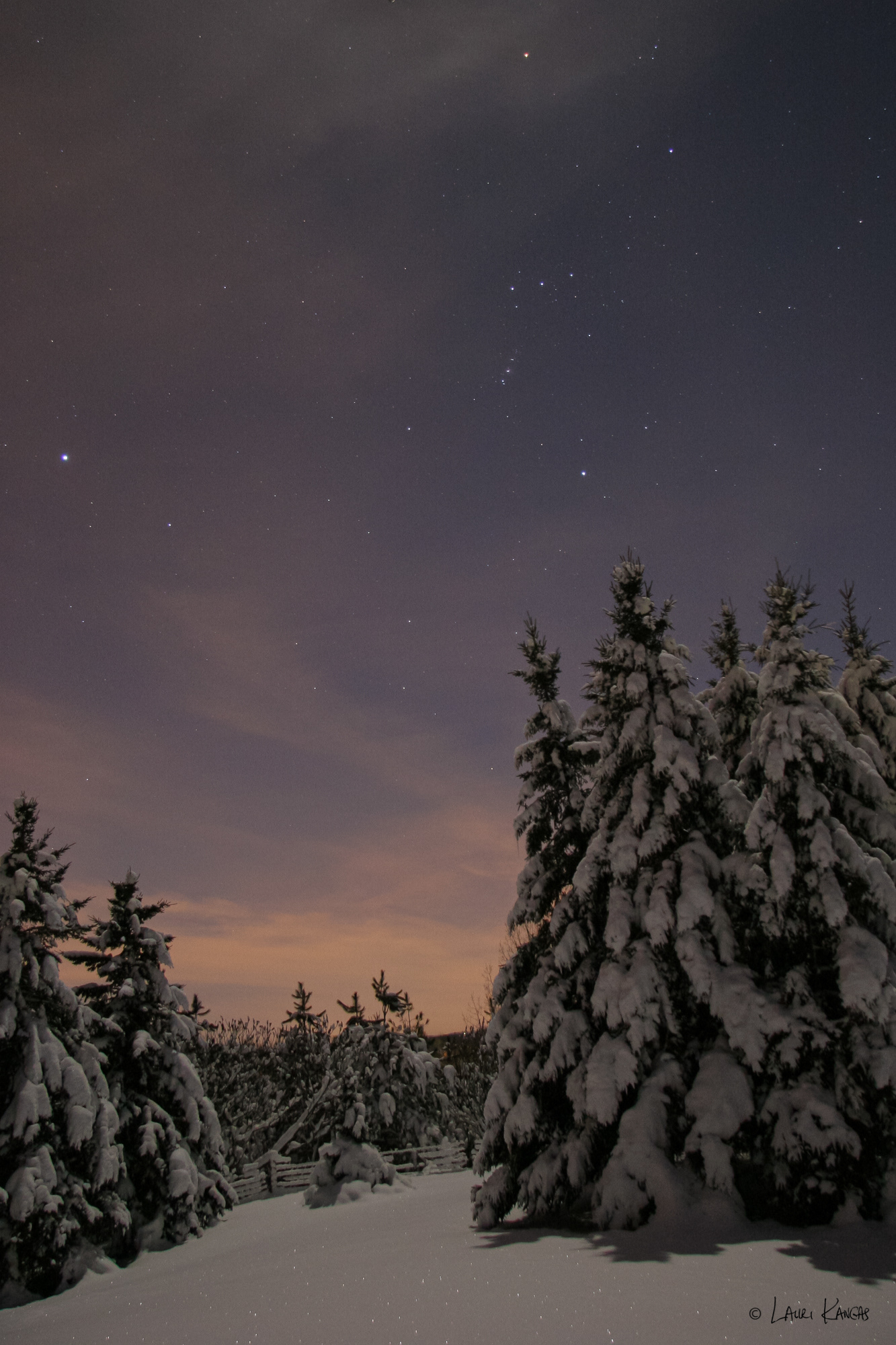 Orion The Hunter and Sirius and Dog Star
