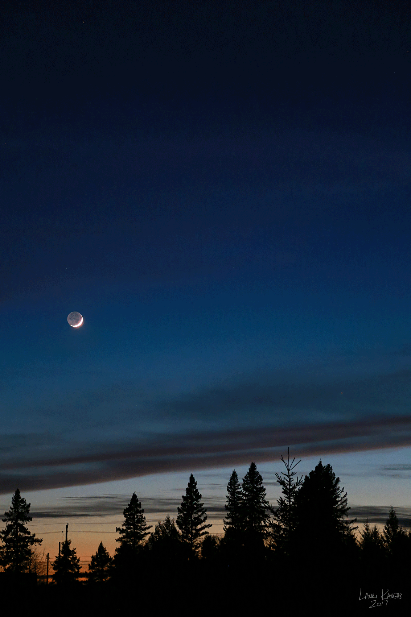 The Moon, Mars and Mercury - March 29, 2017