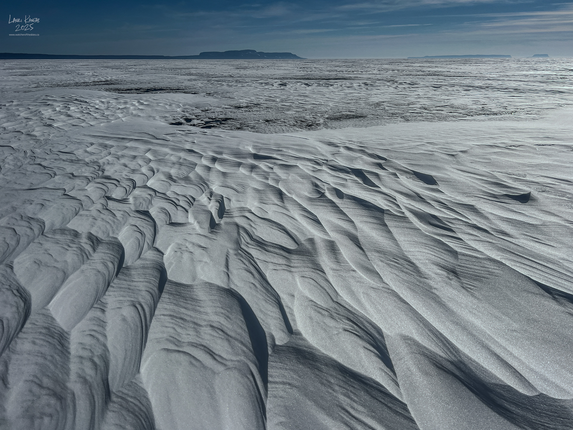 Walking On the Ice of Amethyst Bay to the Buck Islands - March 3 2025