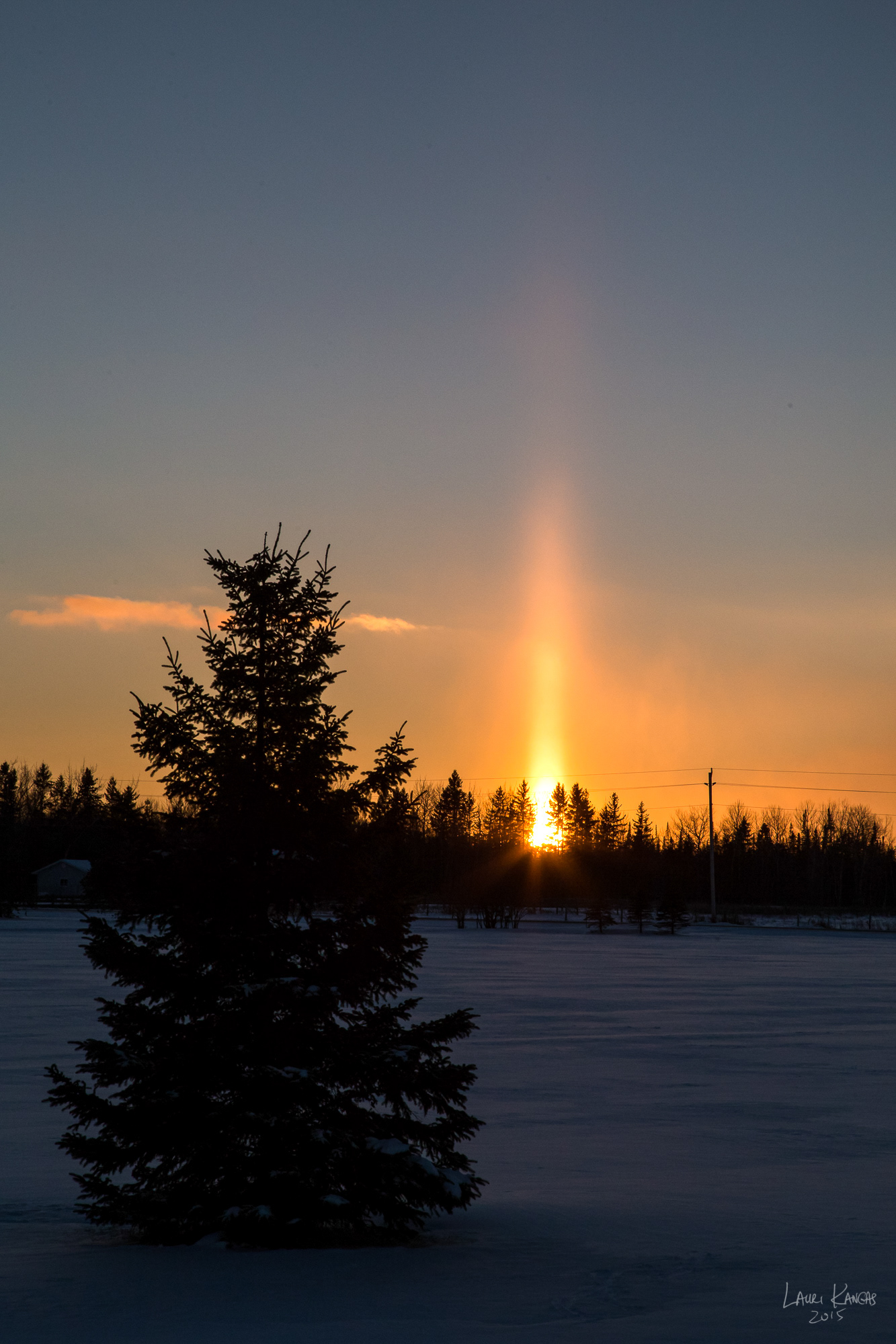 Christmas Eve Sunpillar - 2015