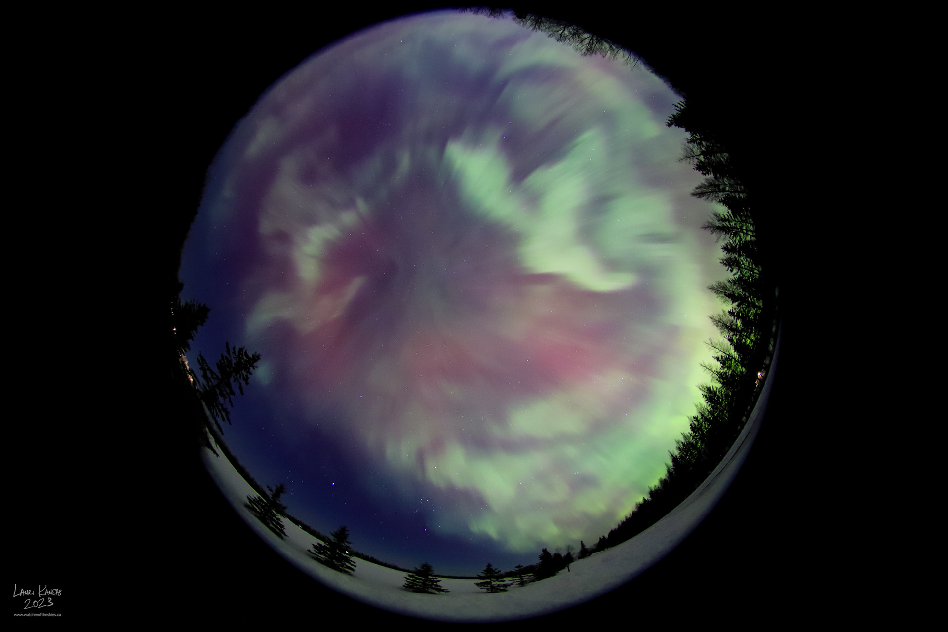 Amazing Aurora - G4 Storm on Mar 23 2023