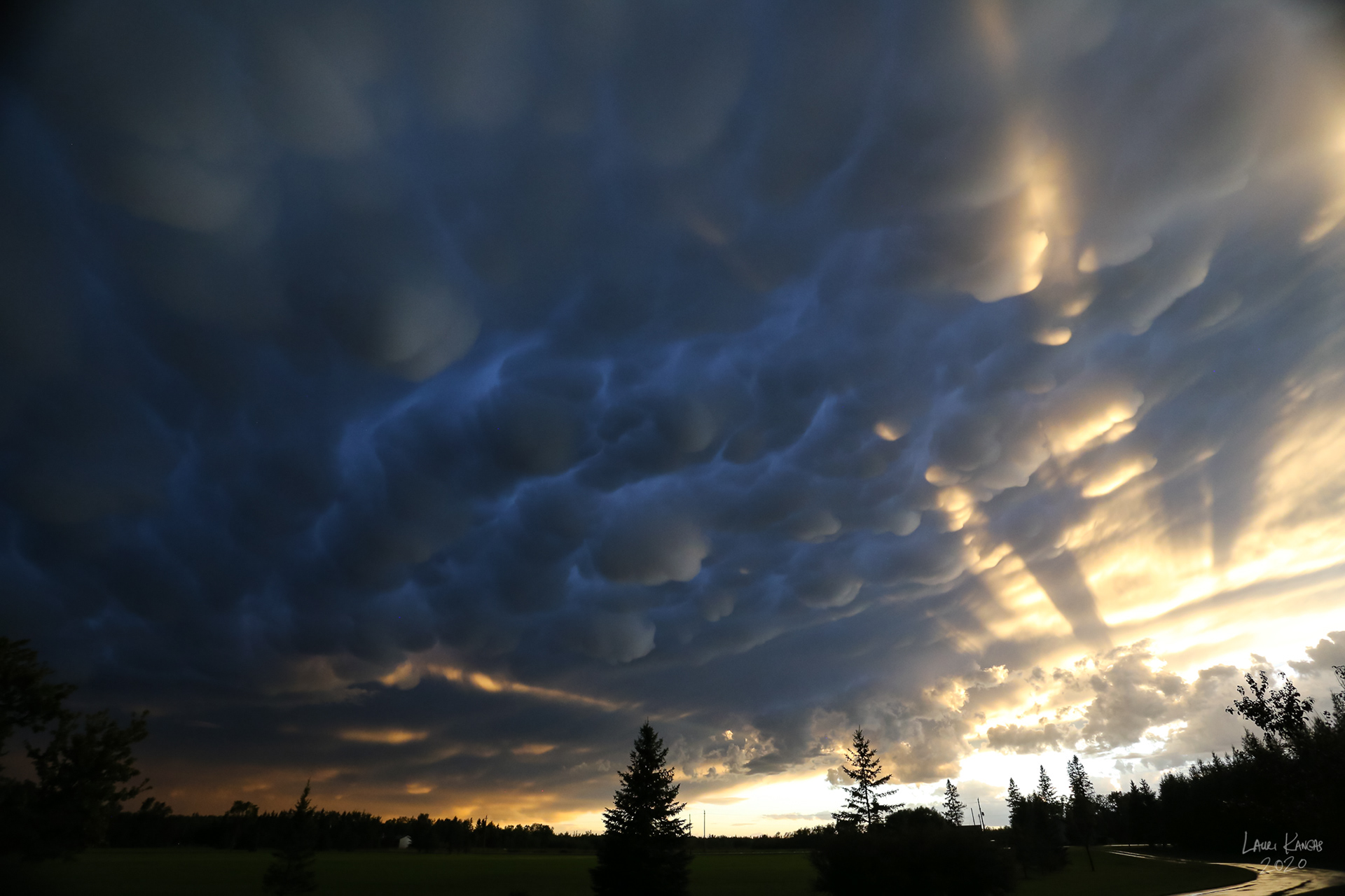 Mammatus Clouds - September 1, 2020