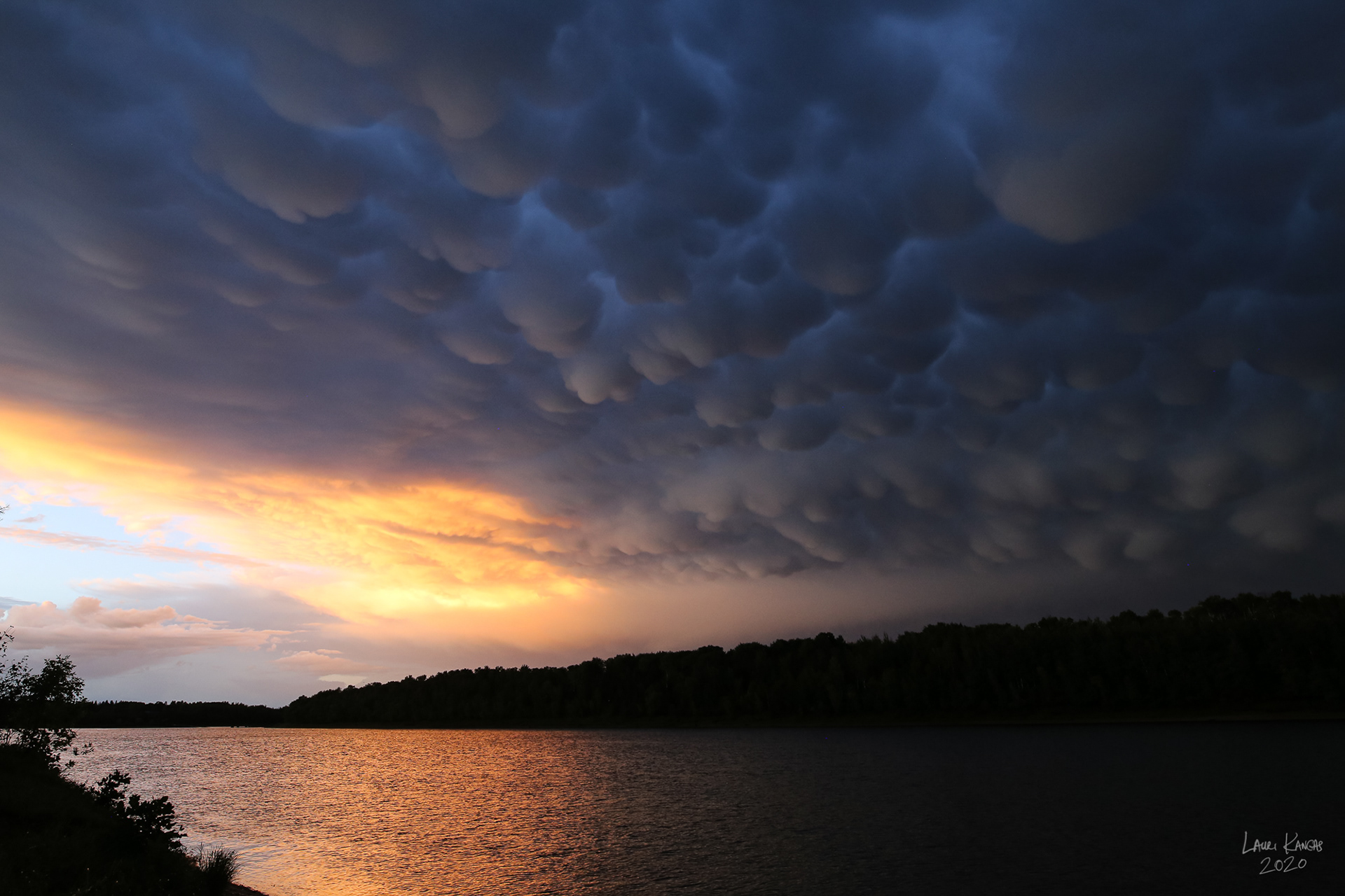 Mammatus Clouds - September 1, 2020