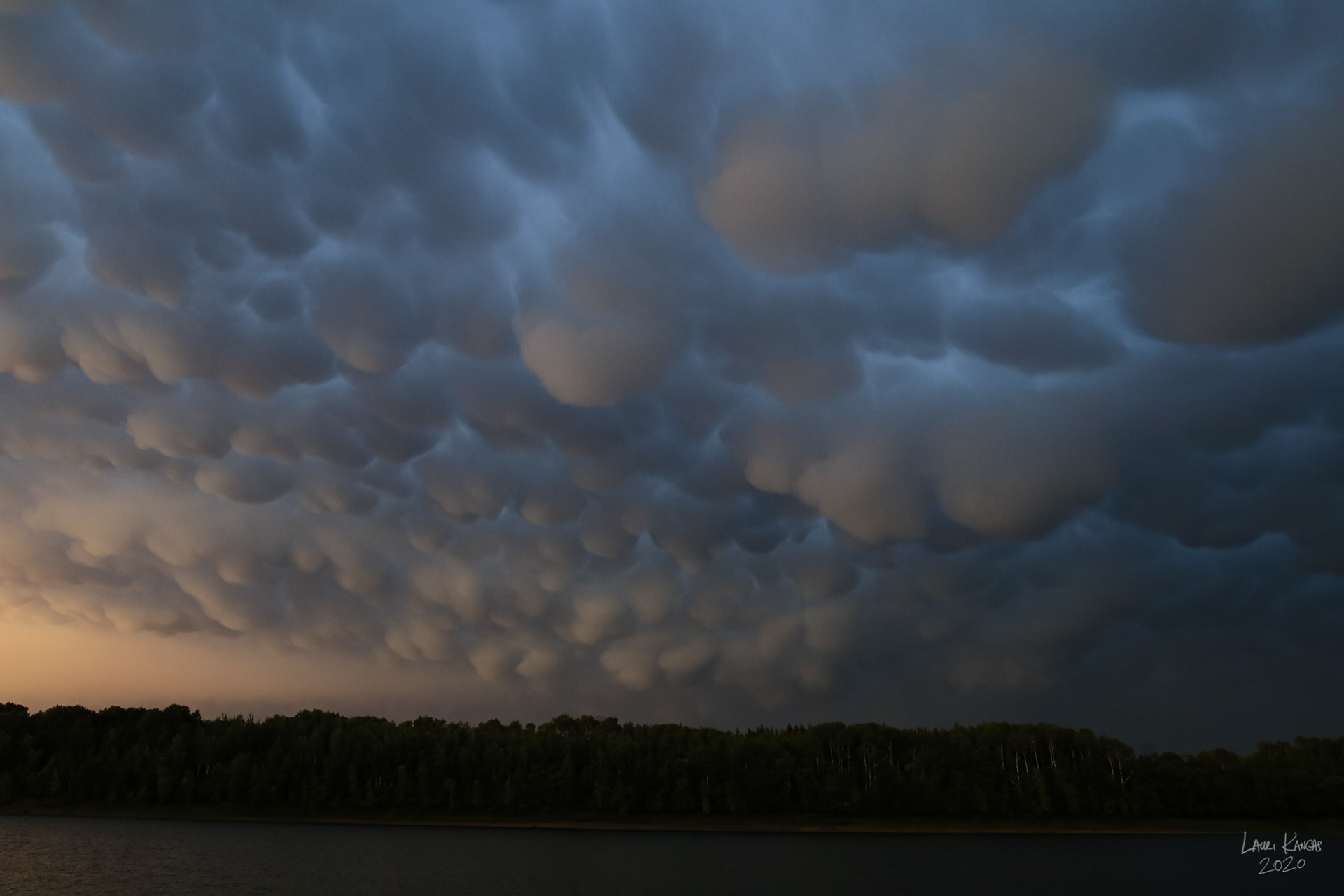 Mammatus Clouds - September 1, 2020