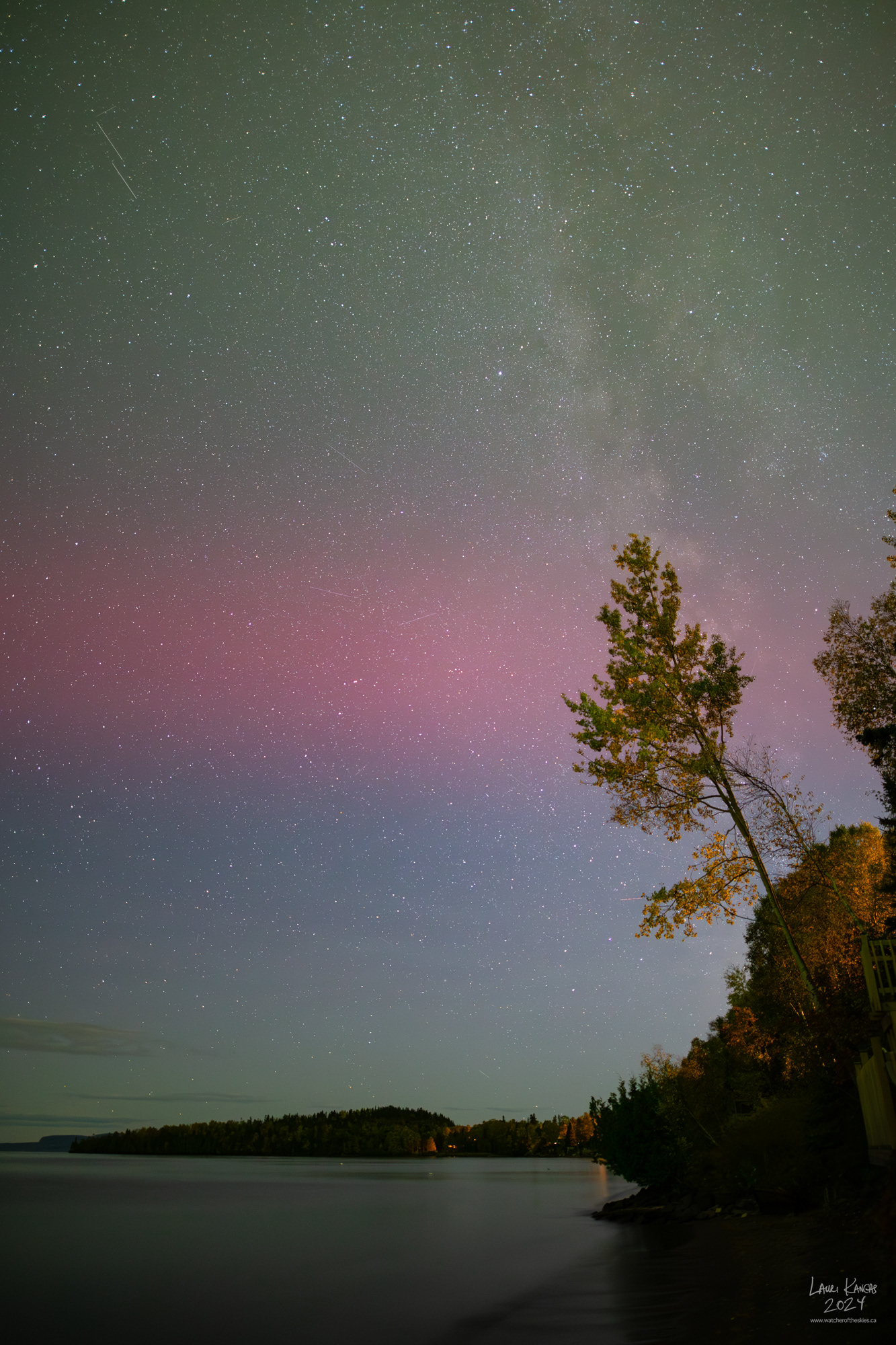 SAR arc just before the storm intensified to a G3