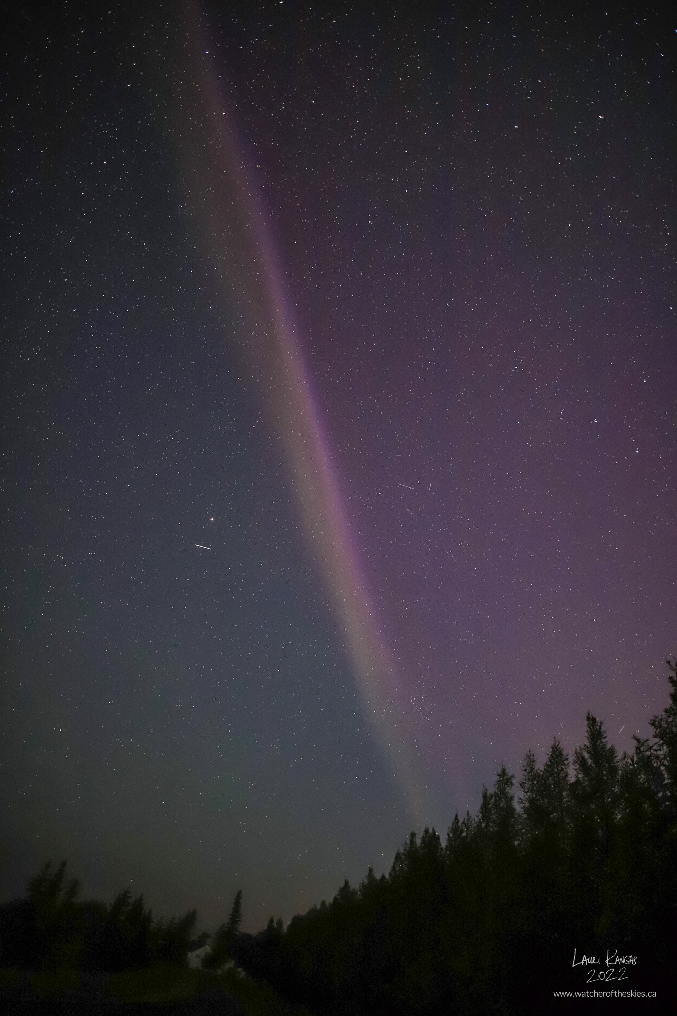 STEVE appeared during the G1 Geomagnetic Storm on July 22/23, 2022