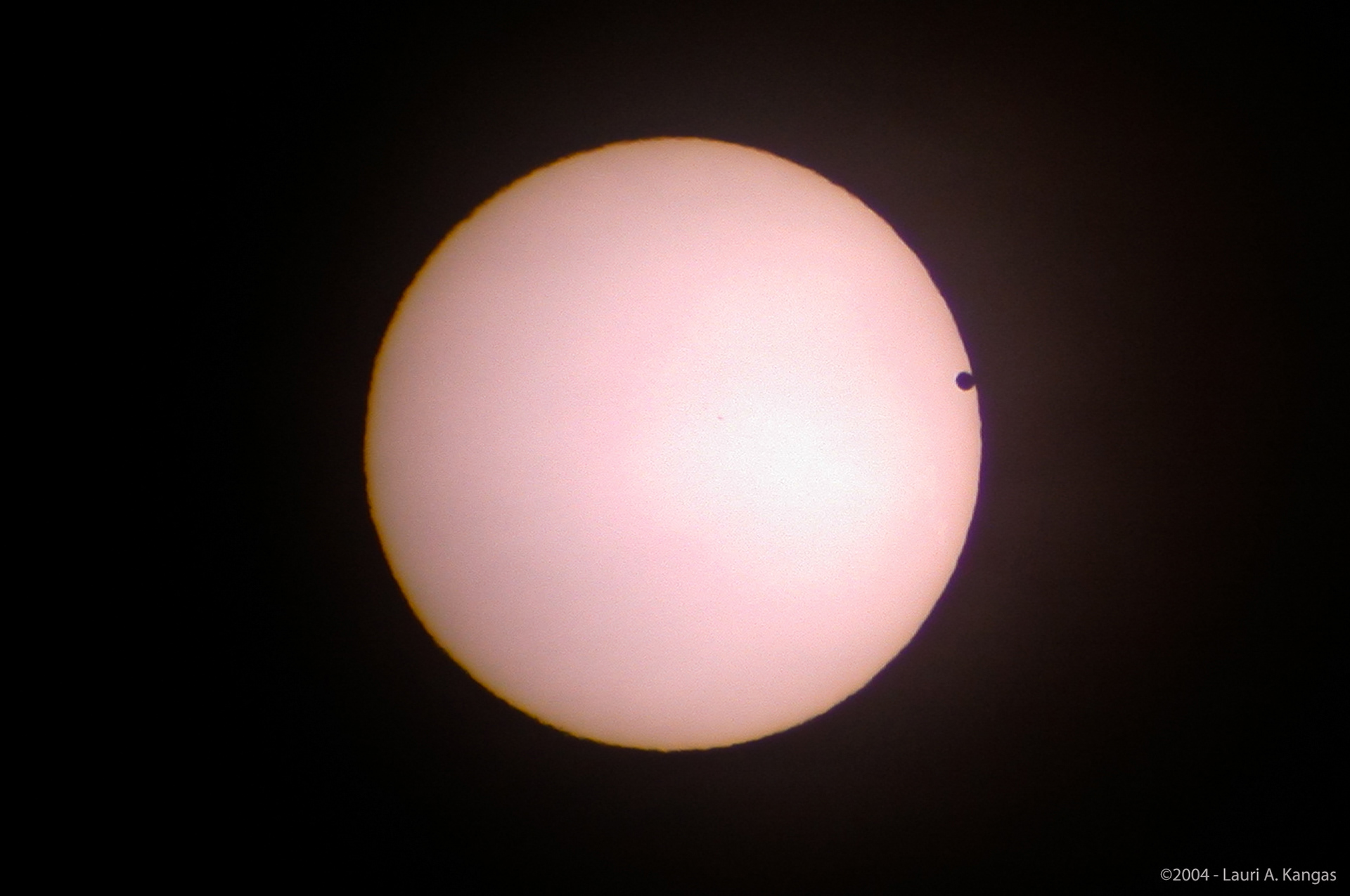 Venus Transit - June 8, 2004