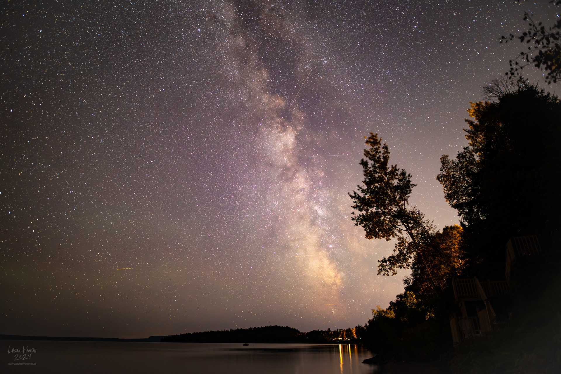 The Milky Way over Amethyst Bay - Aug 29 2024