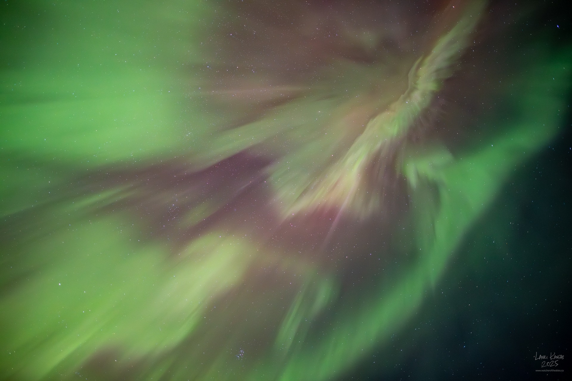 Surprise Equinox Aurora - Amethyst Bay, Lake Superior, Ontario