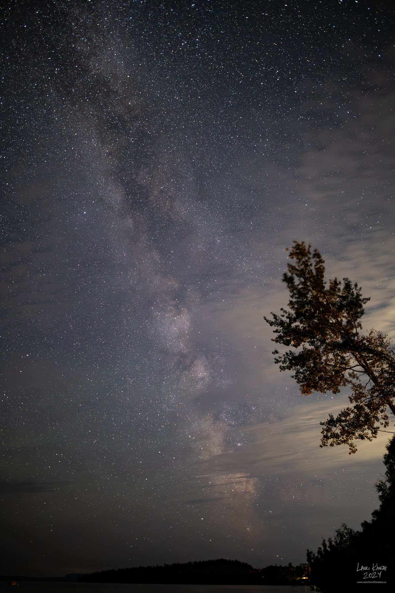 The Milky Way over Amethyst Bay - Aug 6 2024