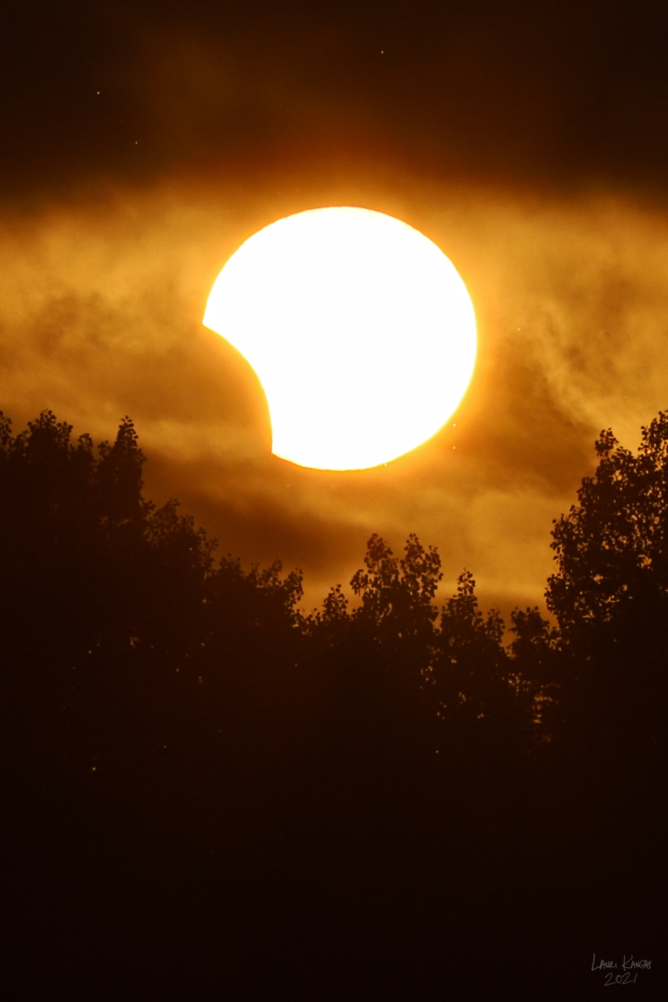 Annular Eclipse (partial in Fort Frances) - June 10, 2021