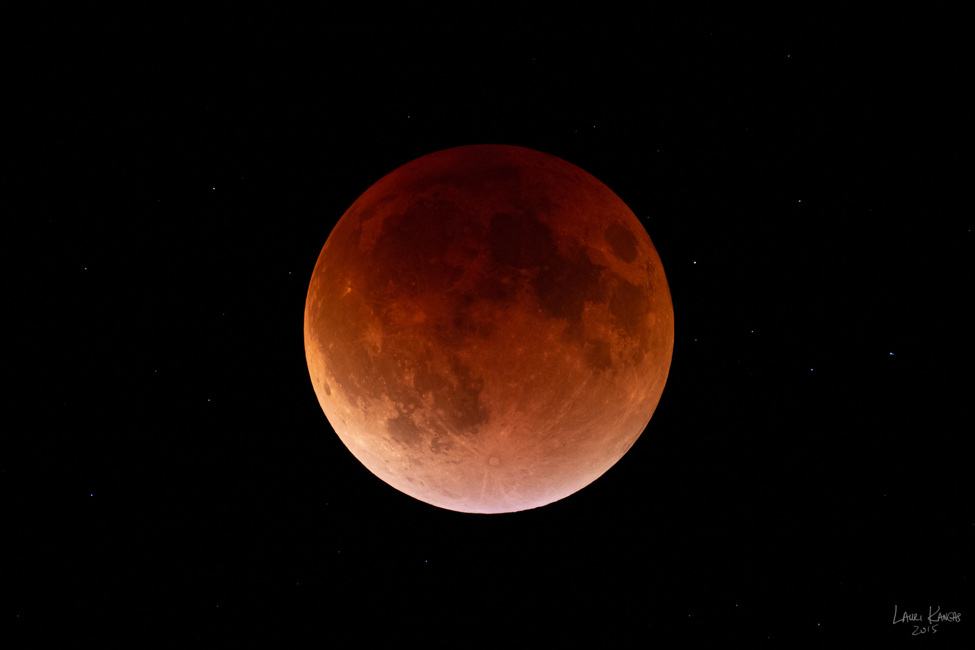 Super Blood Moon Total Eclipse - September 27, 2015