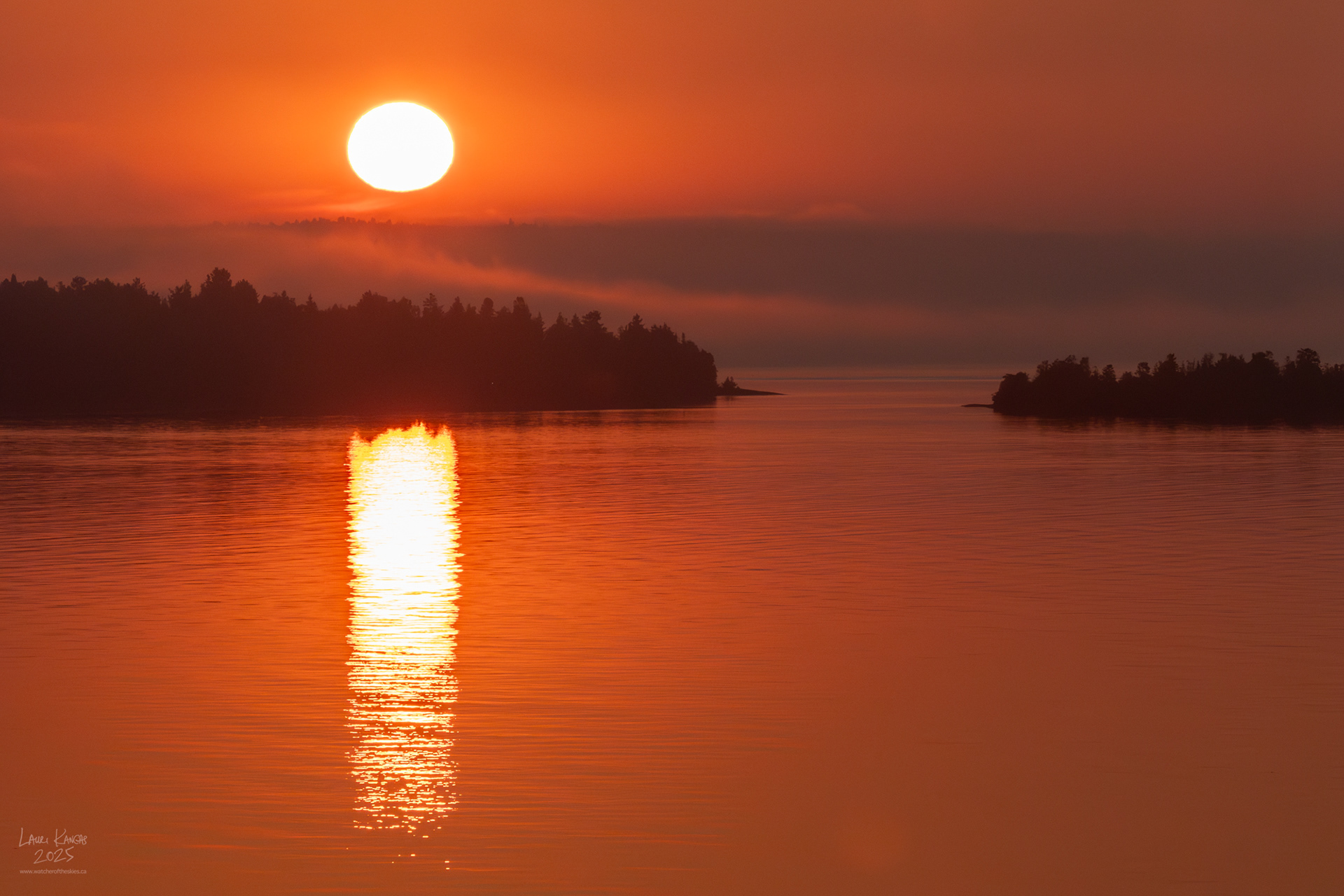 Beautiful Sunrise over Amethyst Bay, Lake Superior - September 17, 2025