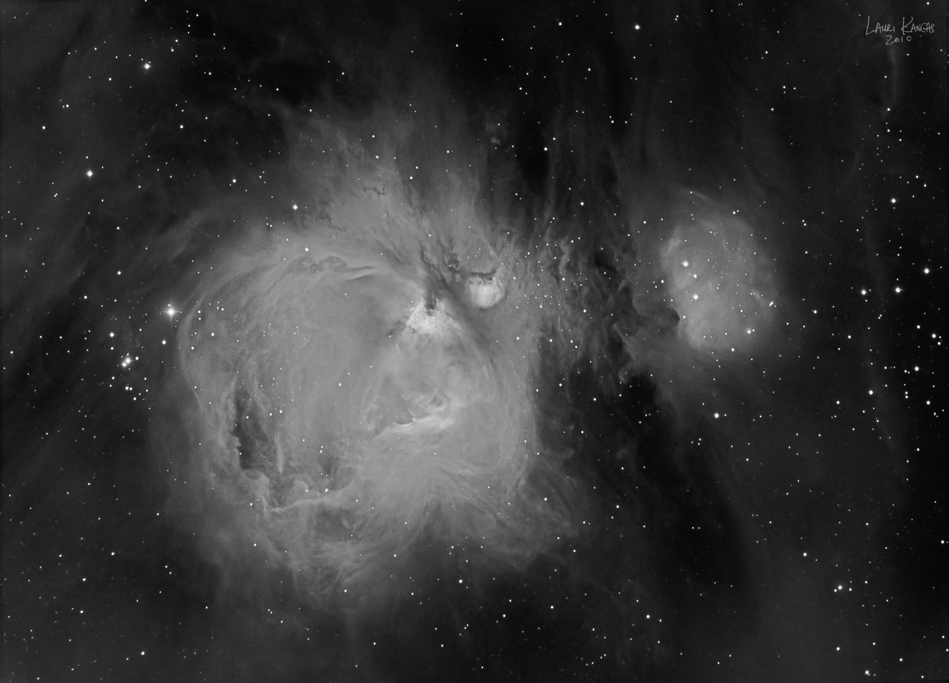 The Orion Nebula in Hydrogen-Alpha
