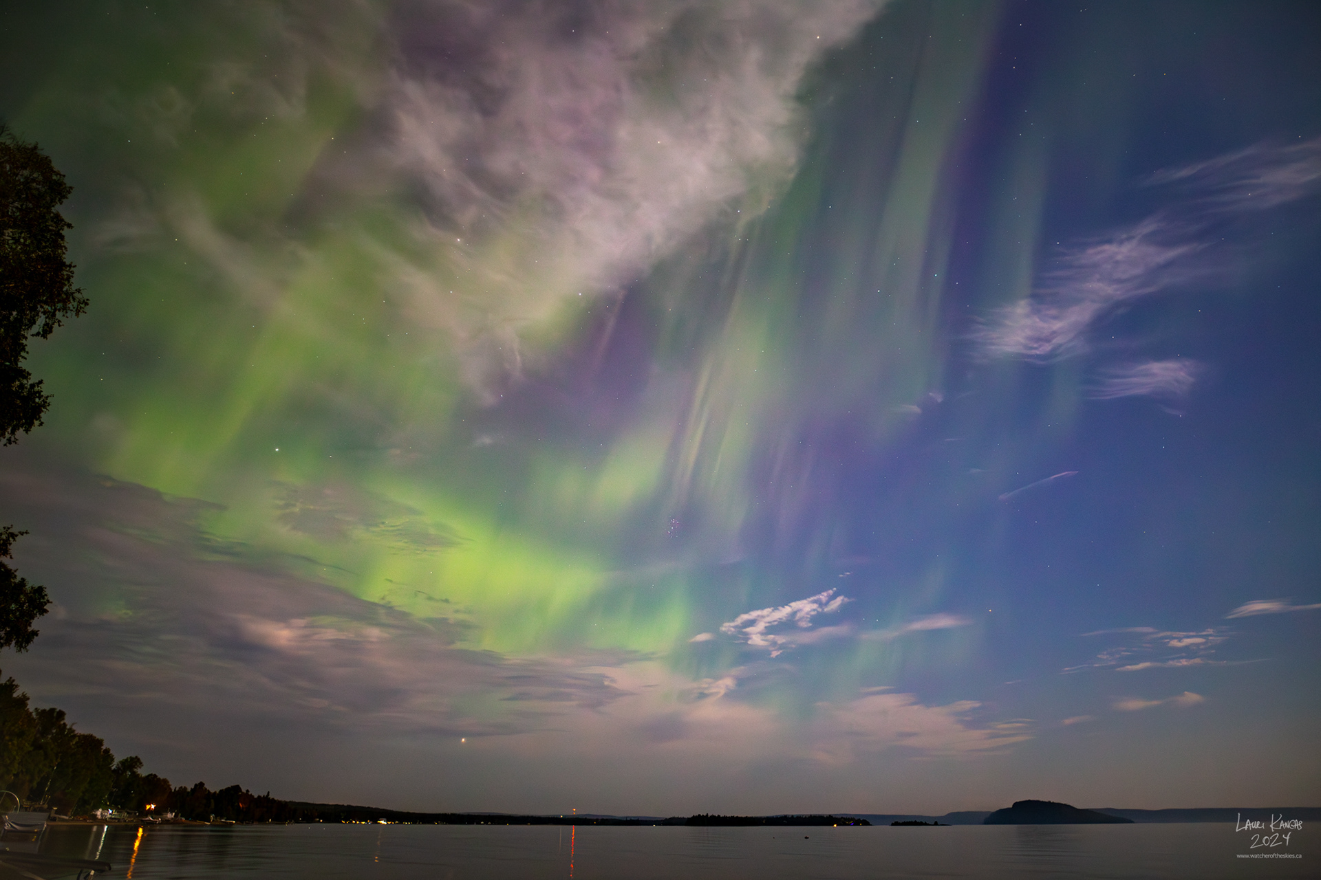 G4 Geomagnetic Storm during Harvest Moon - Amethyst Bay