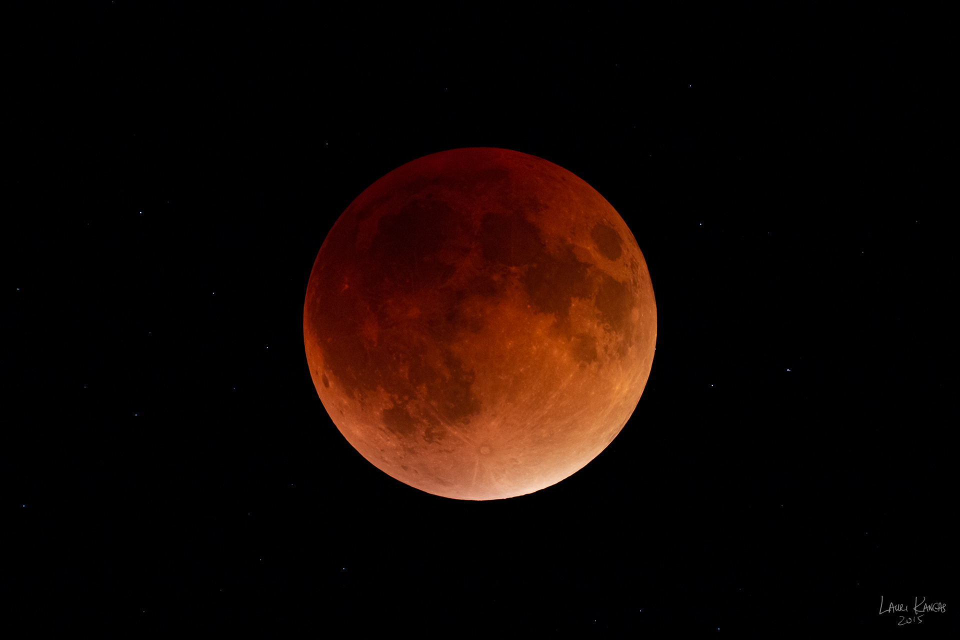 Super Blood Moon Total Eclipse - September 27, 2015