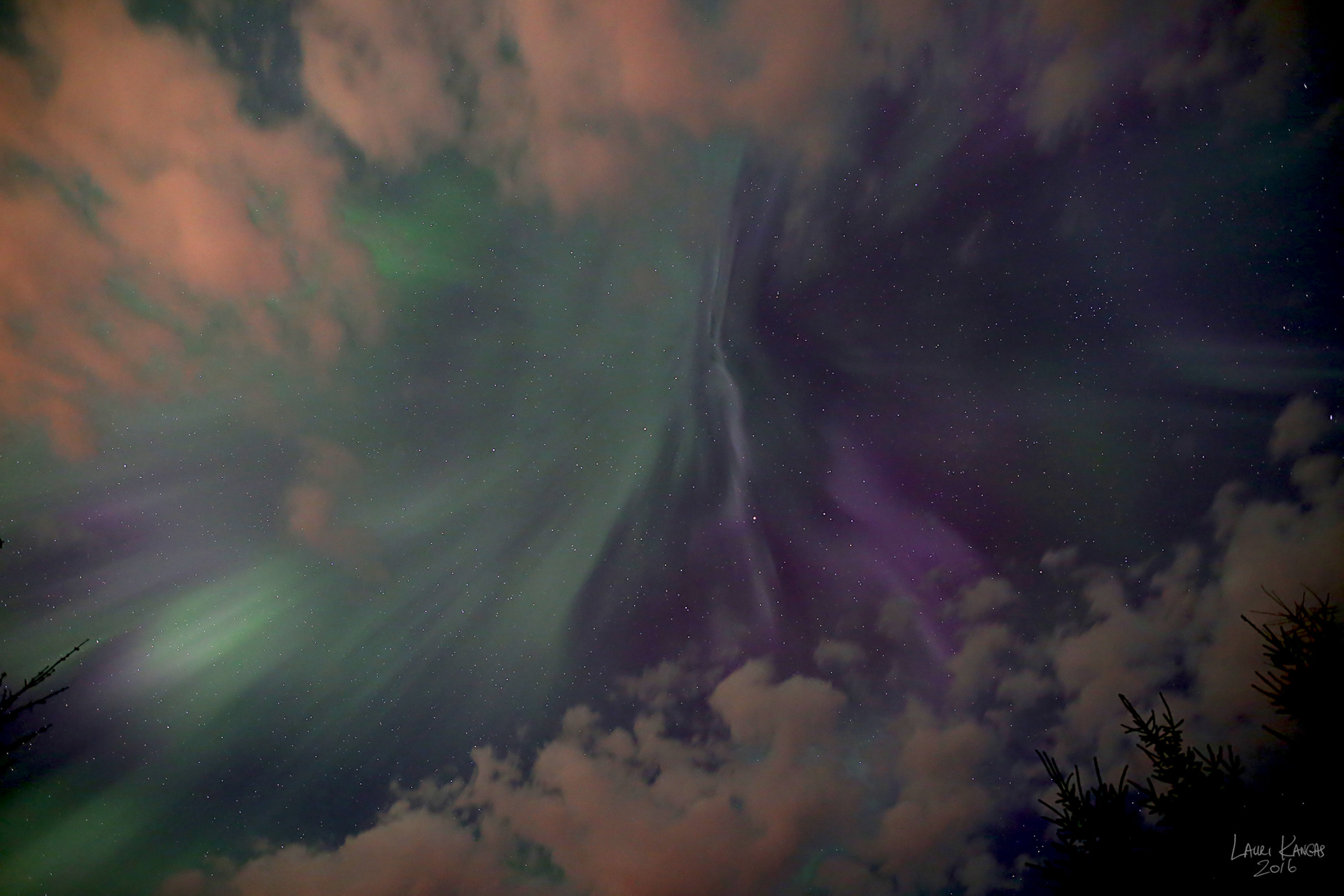 Auroral Corona - May 8, 2016
