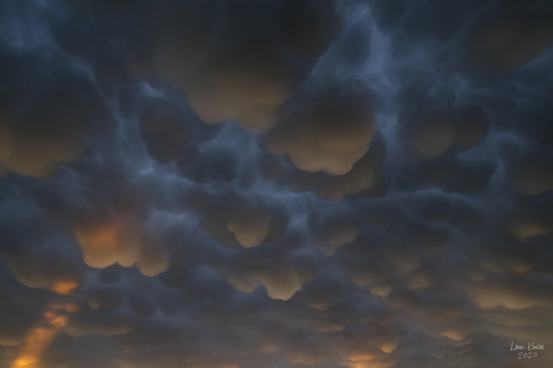 Mammatus Clouds - September 1, 2020