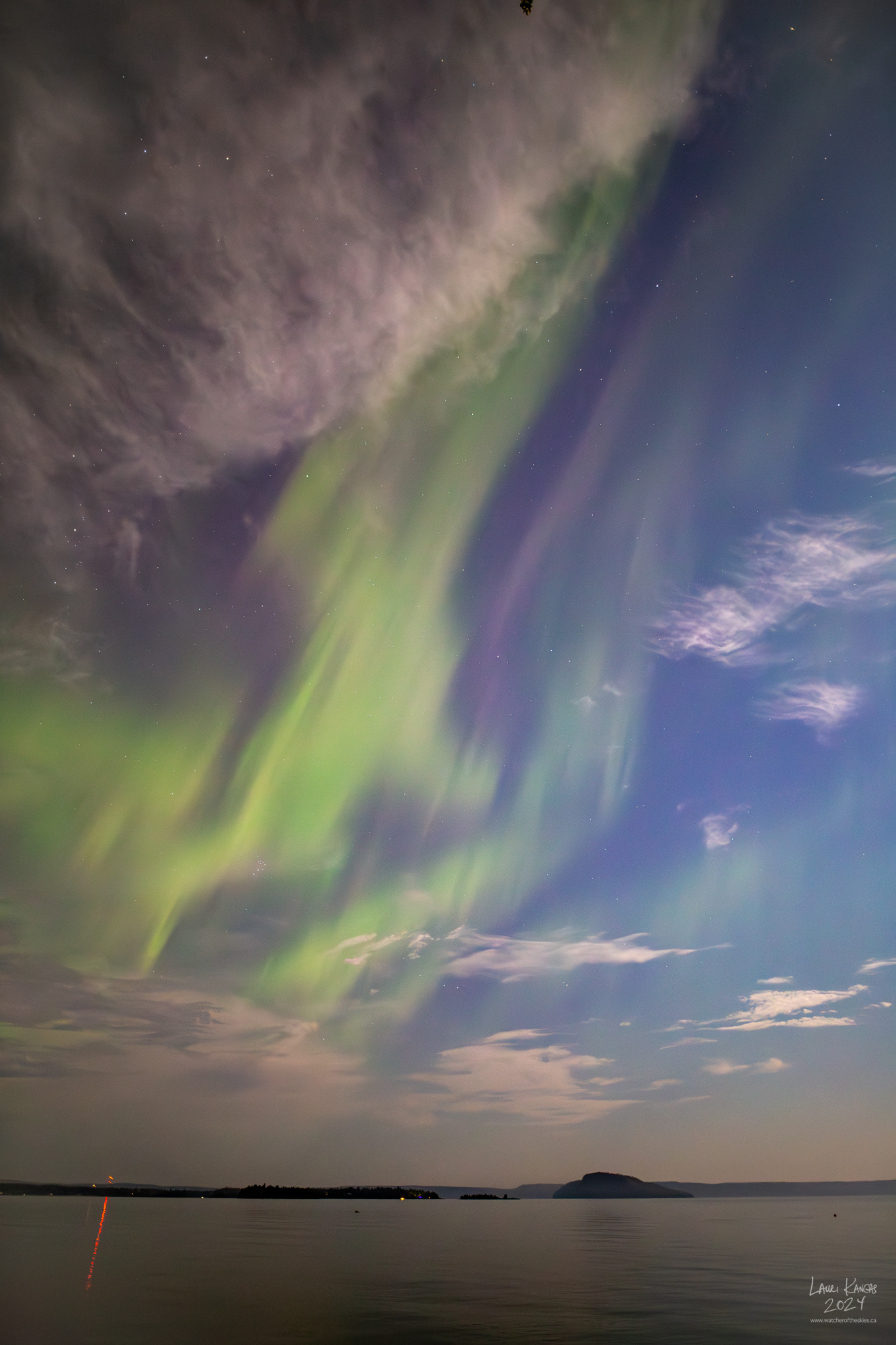 G4 Geomagnetic Storm during Harvest Moon - Amethyst Bay