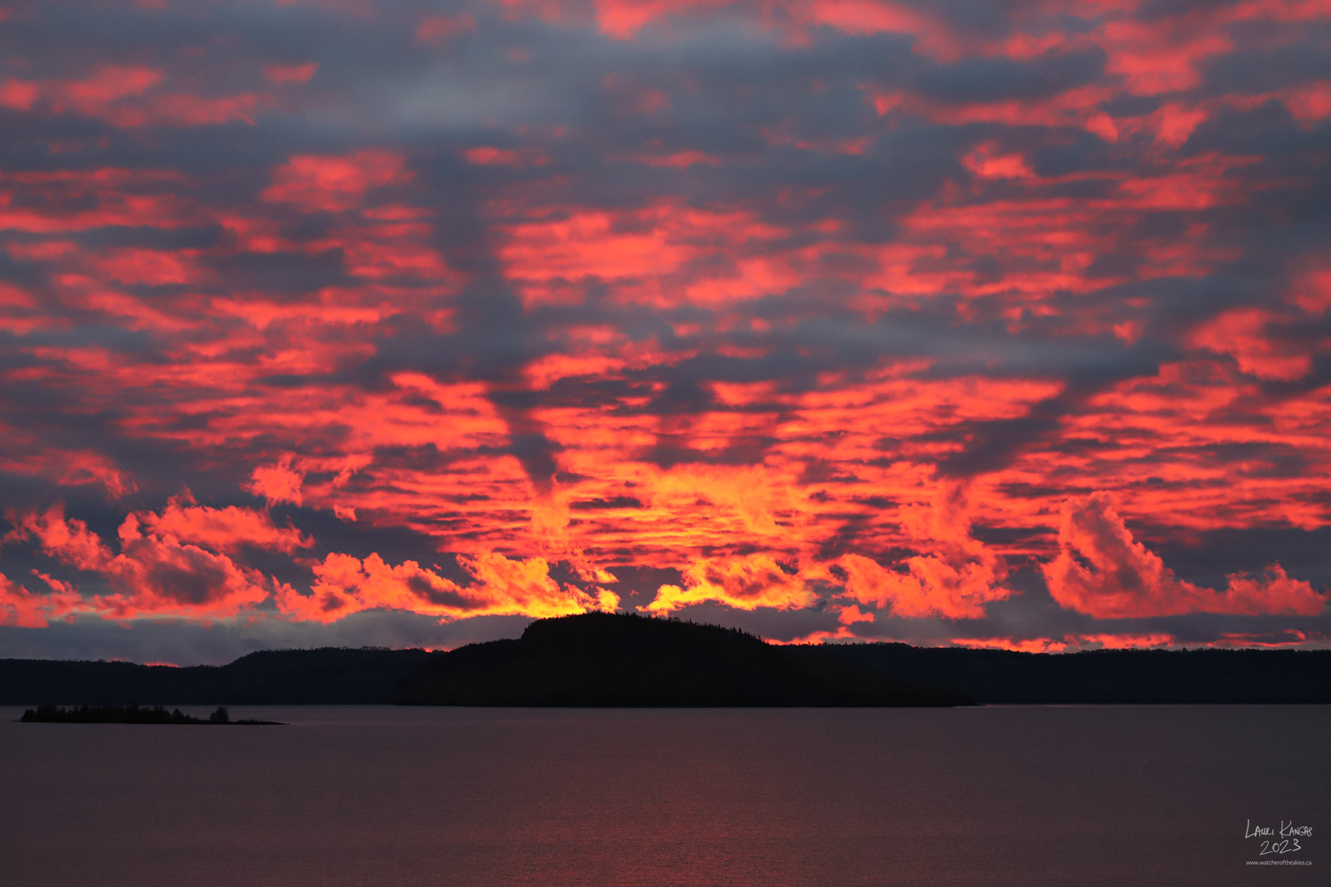 Cloud shadows - Caribou Island