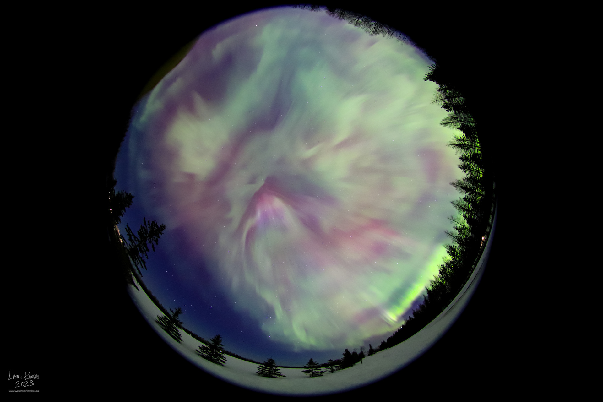 Amazing Aurora - G4 Storm on Mar 23 2023