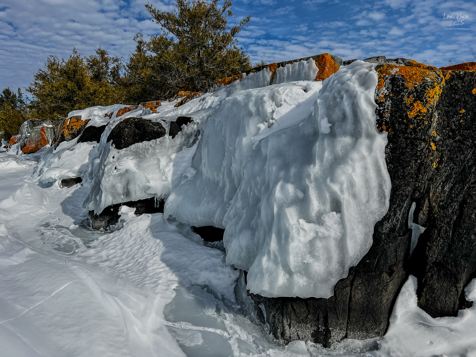 Walking On the Ice of Amethyst Bay to the Buck Islands - March 3 2025