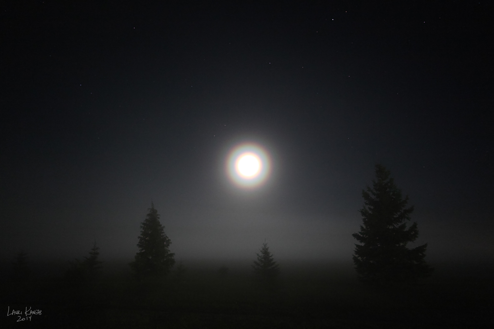 Lunar Corona - October 2, 2014