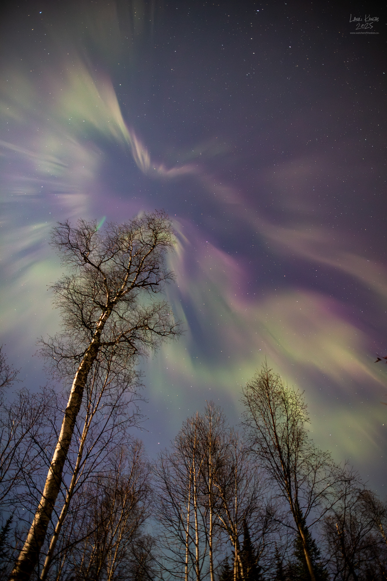 G3 Storm During Full Moon - Amethyst Bay, Lake Superior