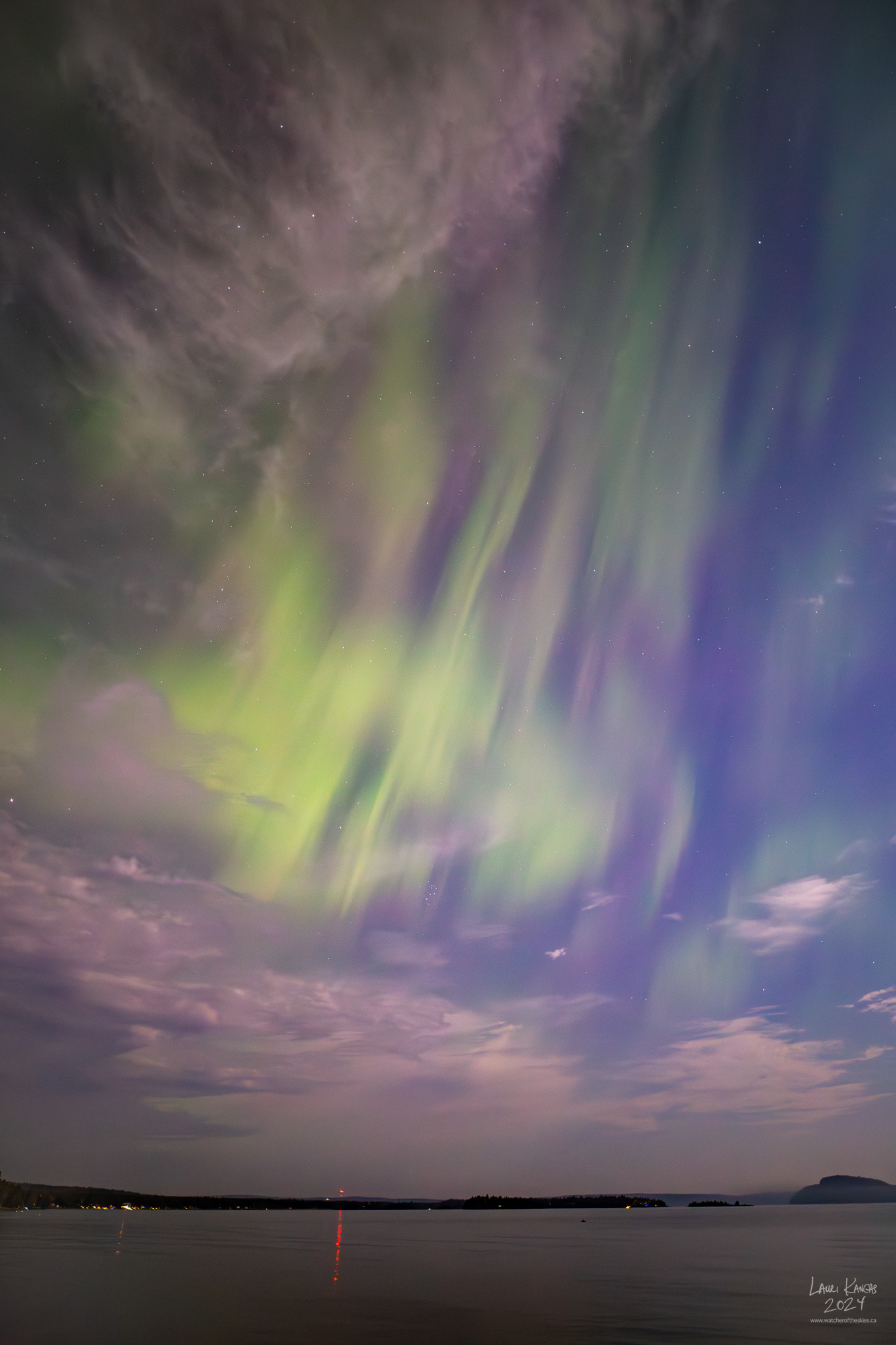 G4 Geomagnetic Storm during Harvest Moon - Amethyst Bay