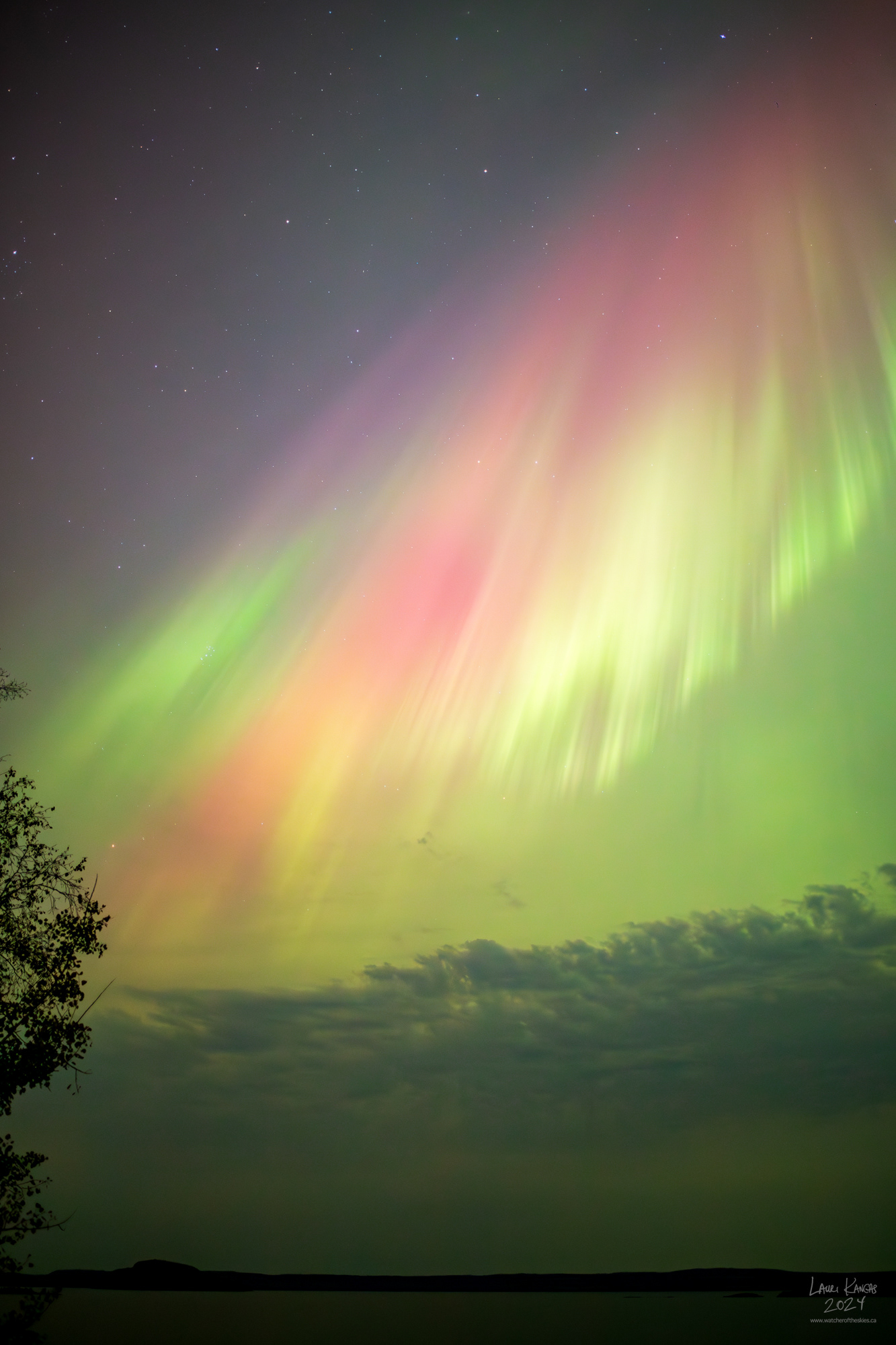 Severe G4 Geomagnetic Storm over Amethyst Bay