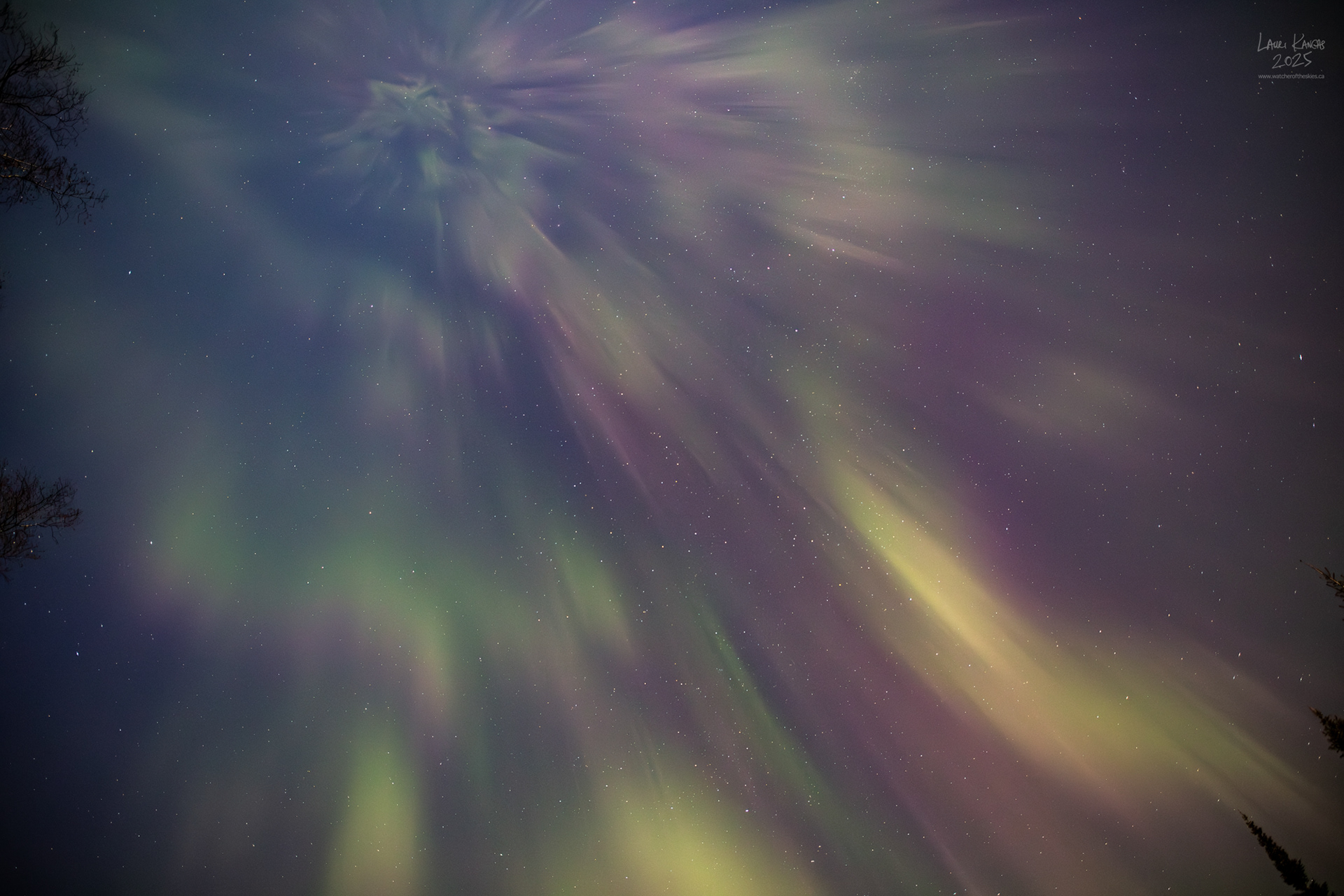 G3 Storm During Full Moon - Amethyst Bay, Lake Superior