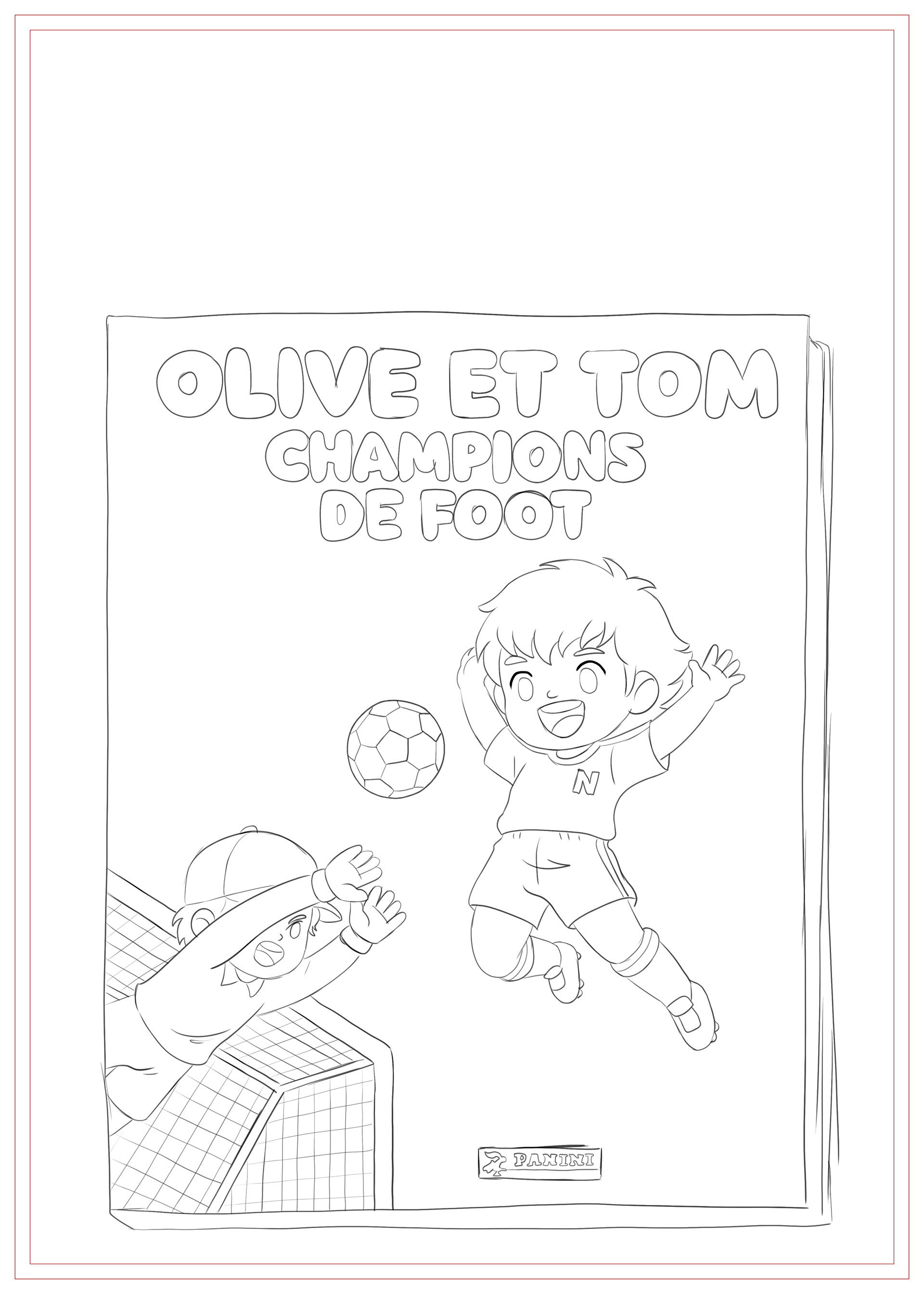 BD-Matama - Pour replonger dans nos souvenirs d'enfance des années 80 et 90, j'ai recréé la couverture de l'album Panini Olive et Tom..