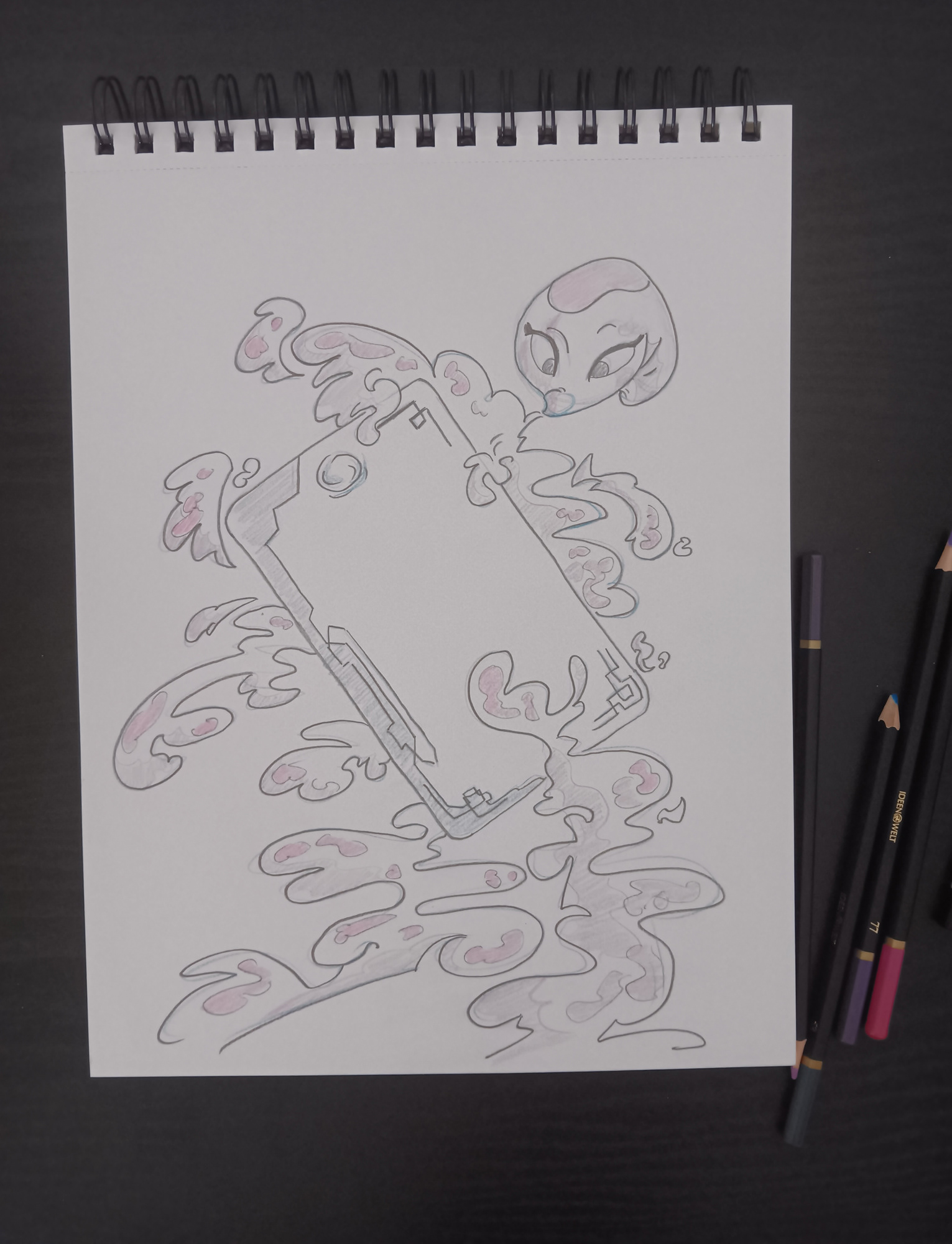 Matama - croquis préparatoire