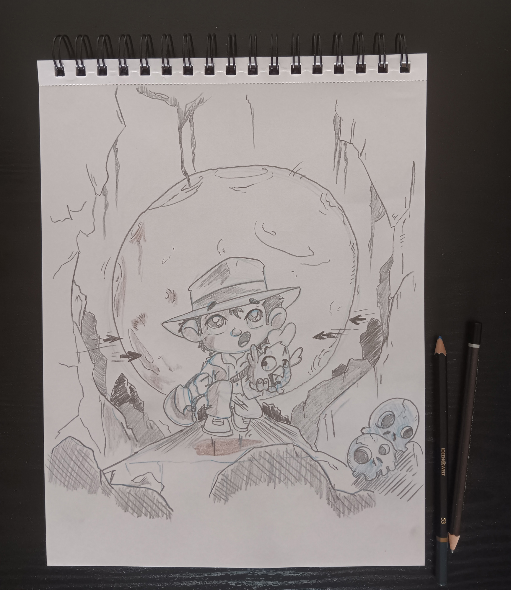 Matama - croquis préparatoire