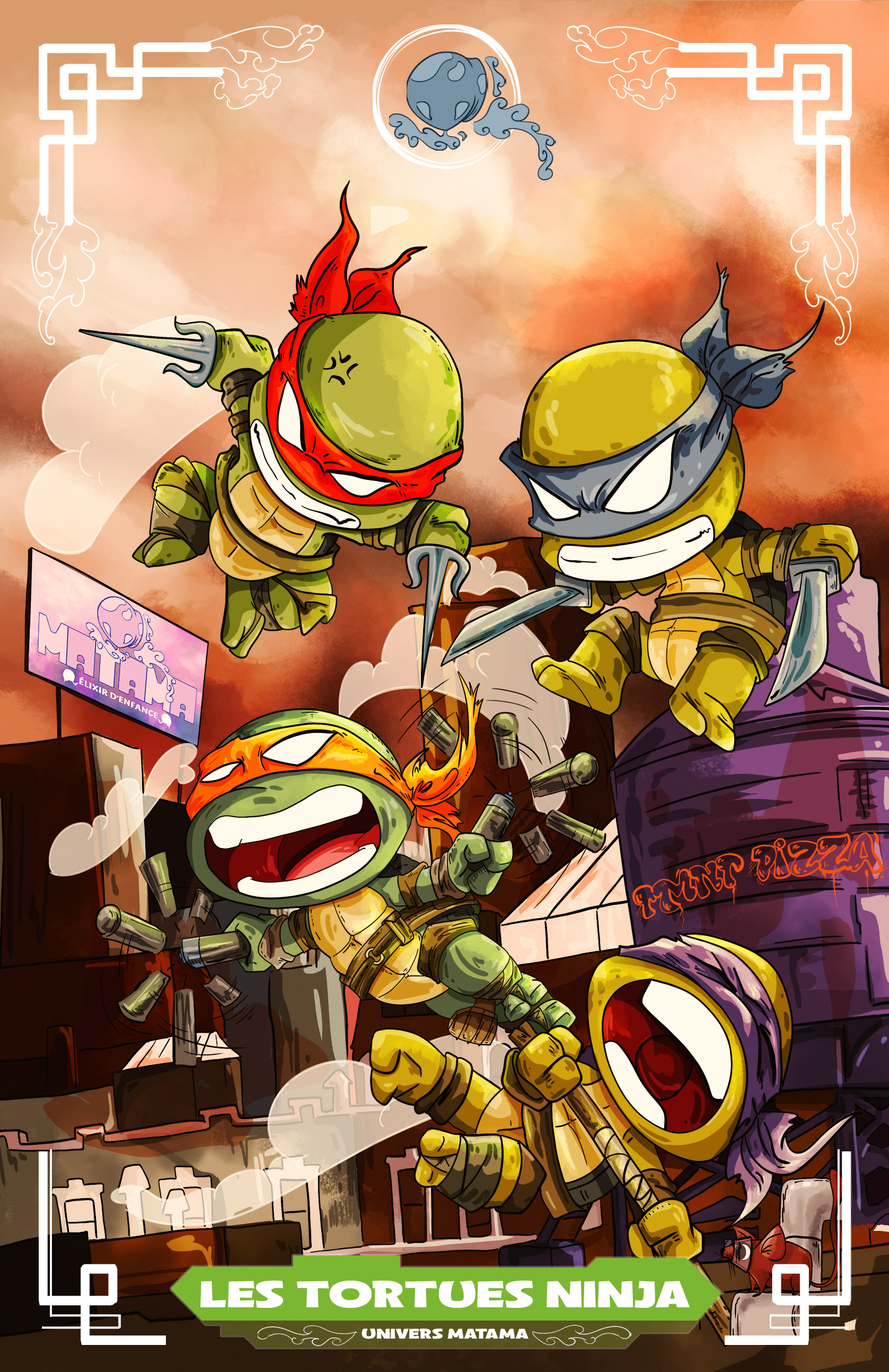 Carte Matama - Les tortues ninja