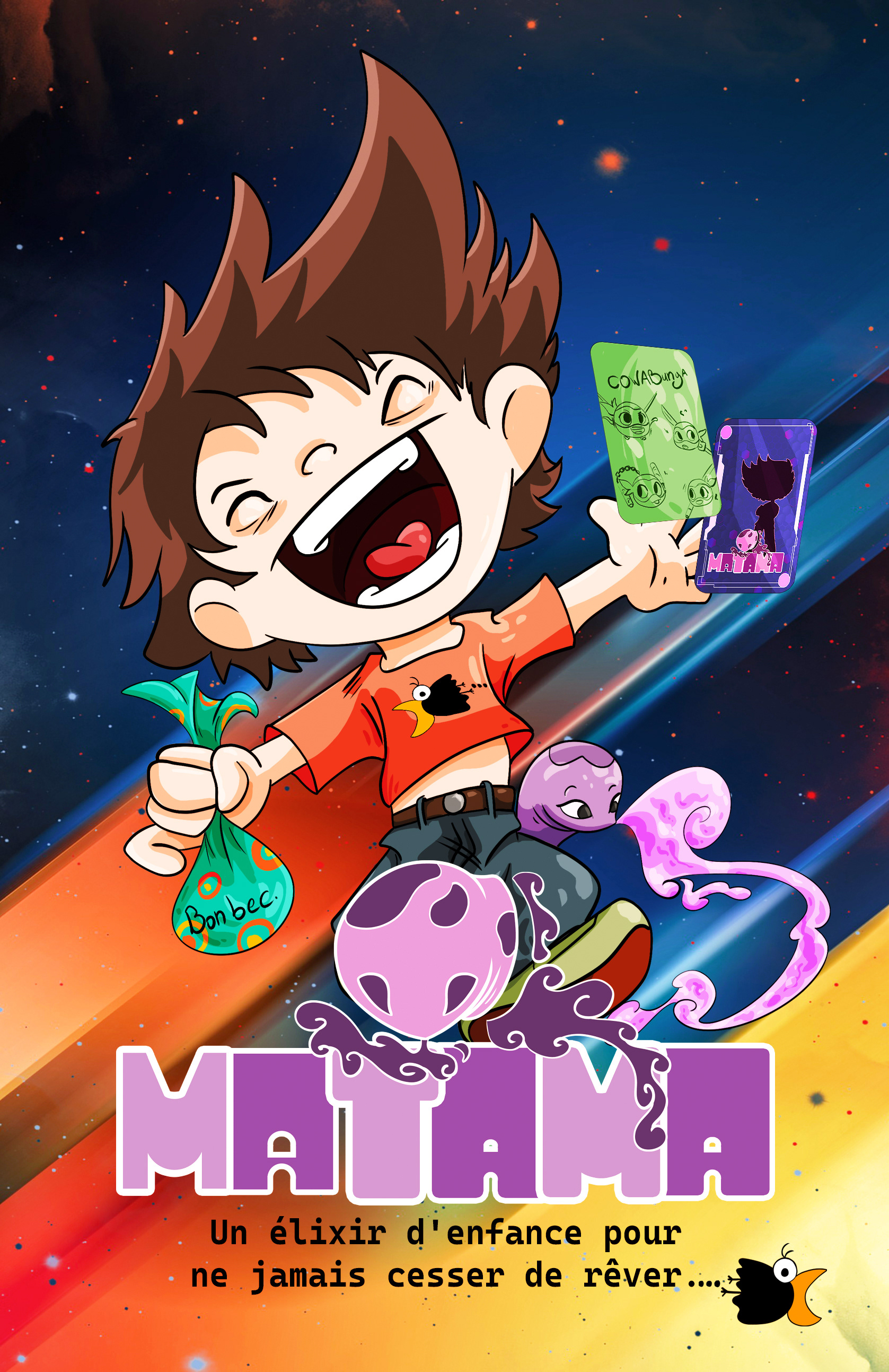 Carte Matama - Les tortues ninja verso