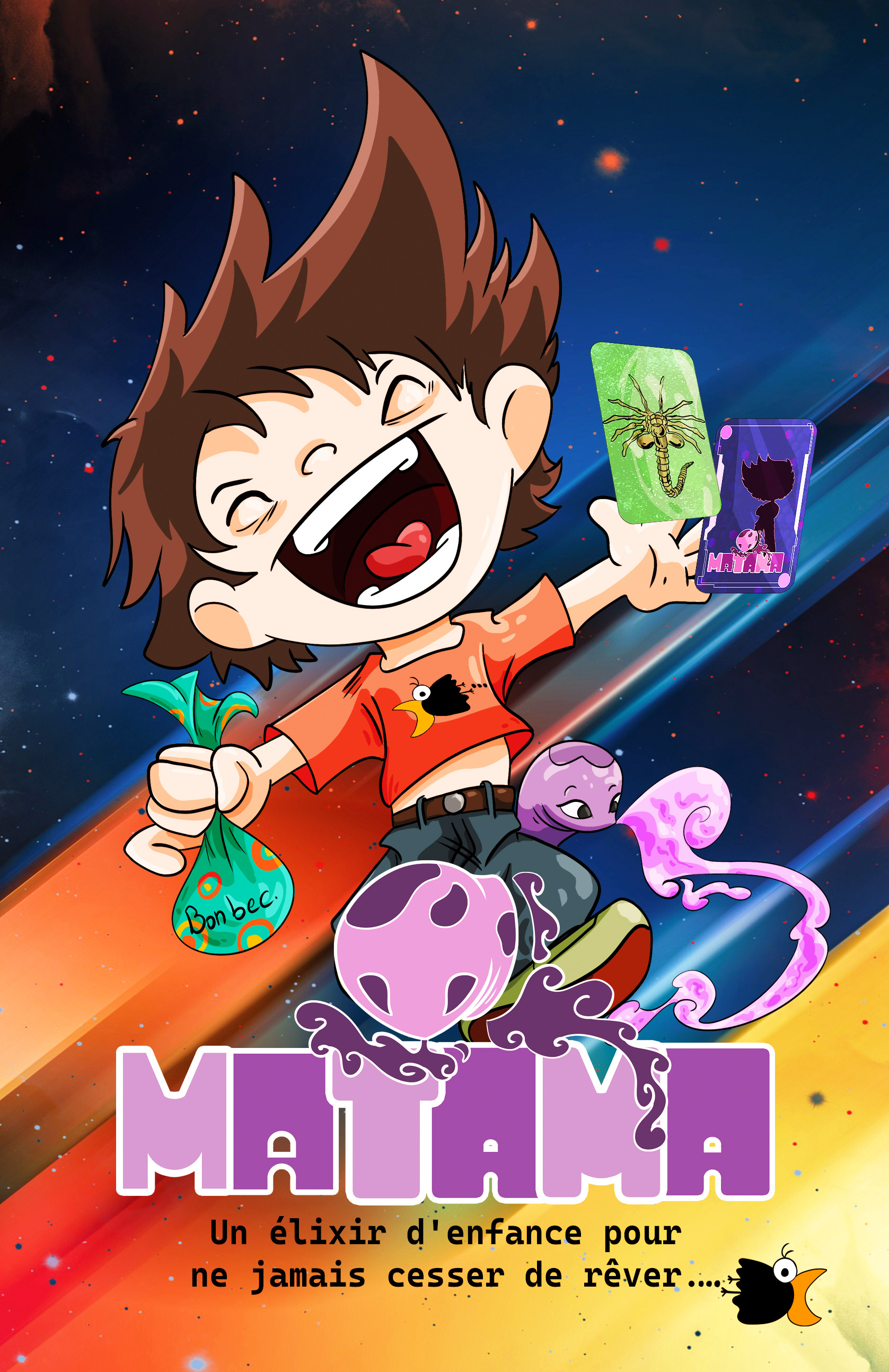 Carte Matama - Alien vs Predator verso