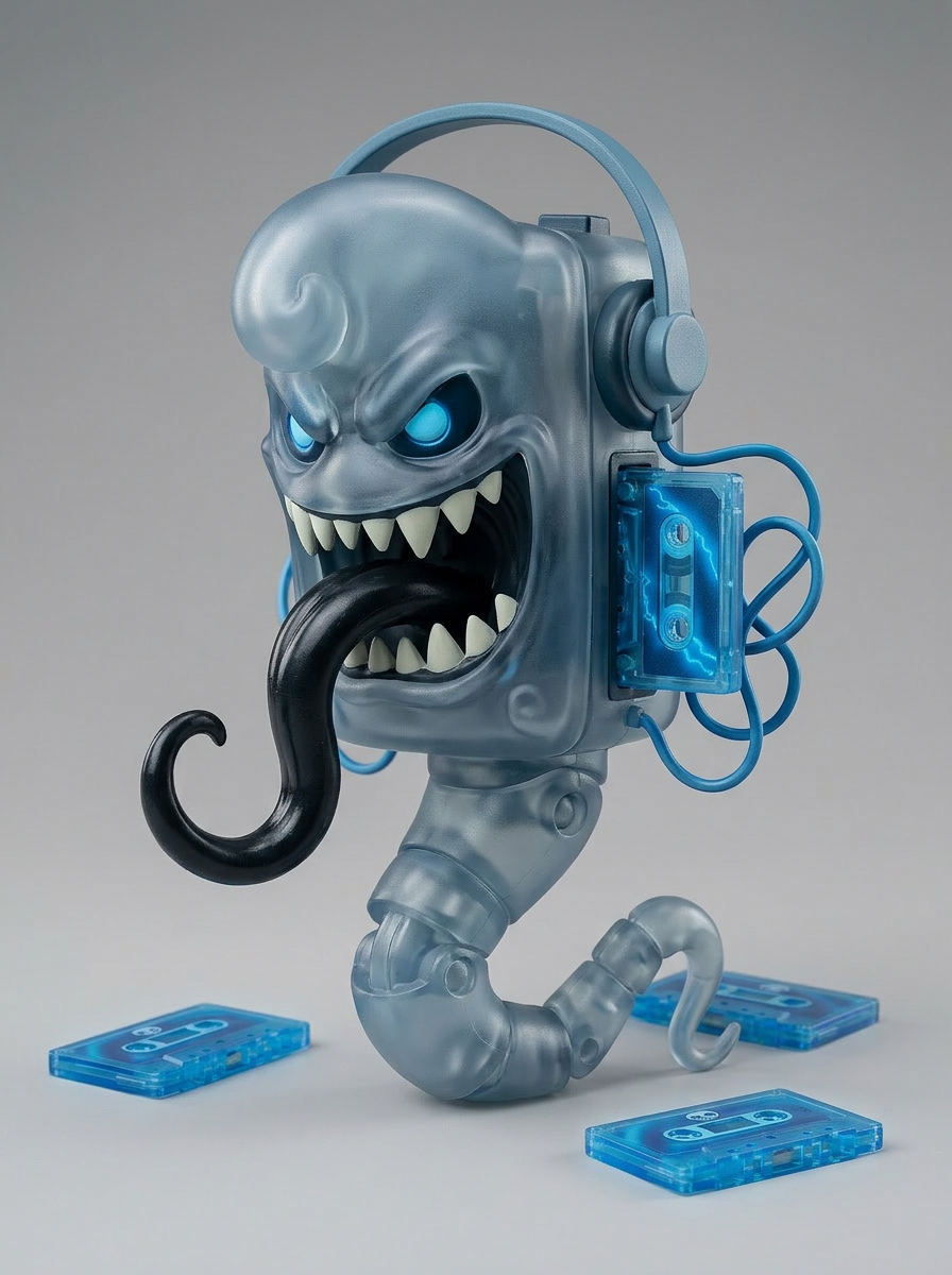 Figurine-Matama - prototype du jouet - le personnage de Ongaku.