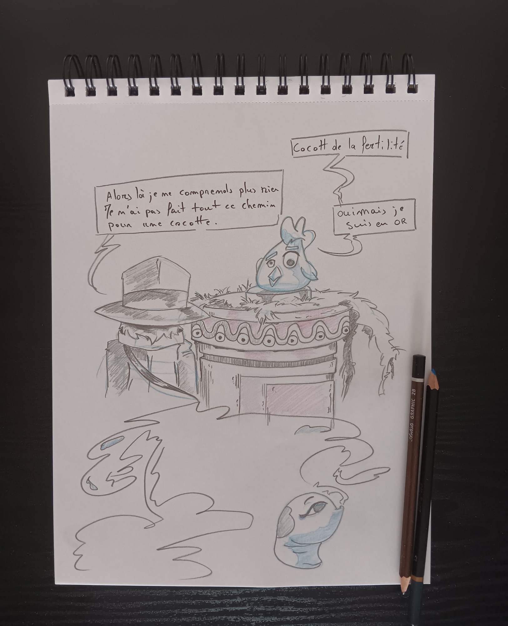 Matama - croquis préparatoire