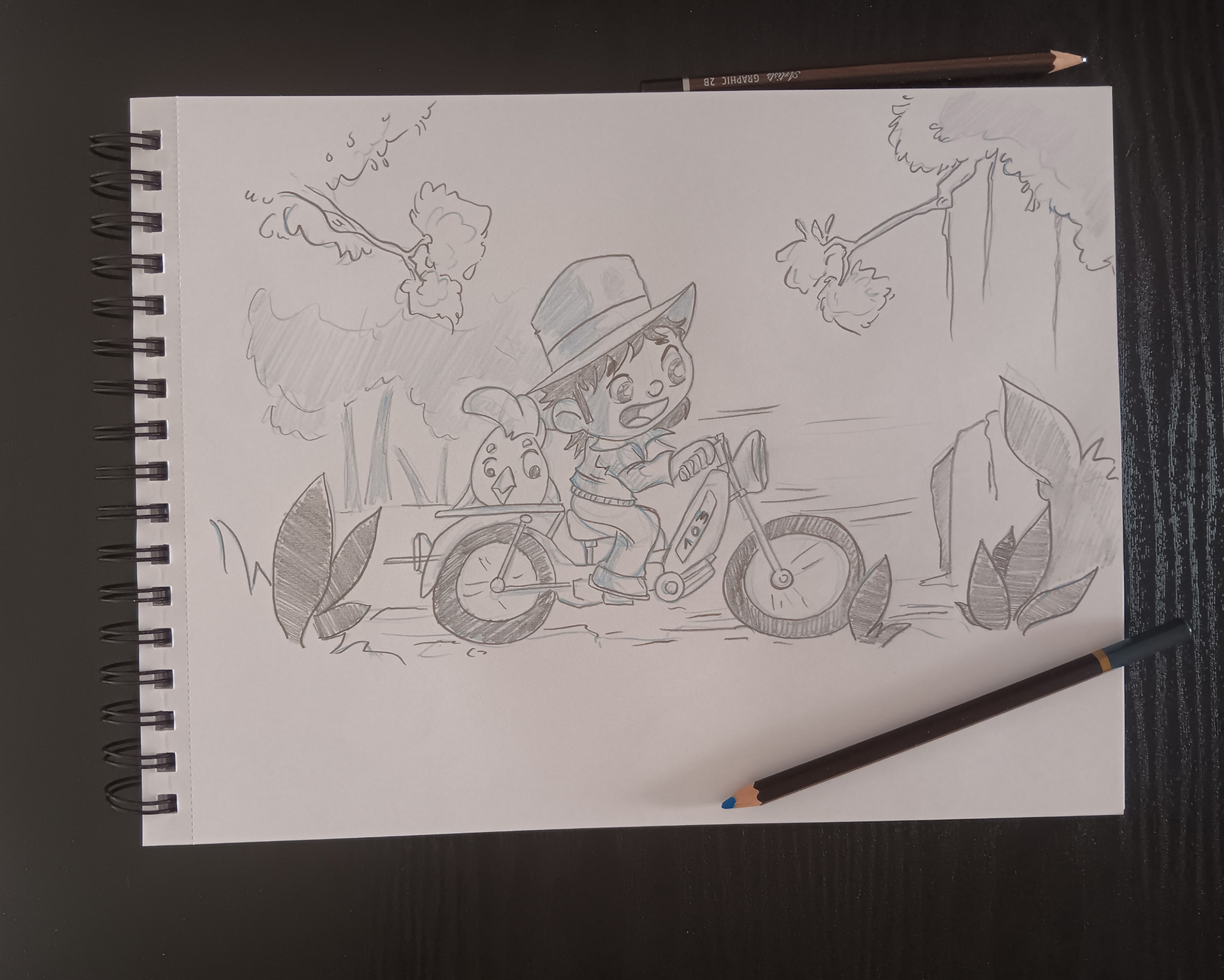 Matama - croquis préparatoire