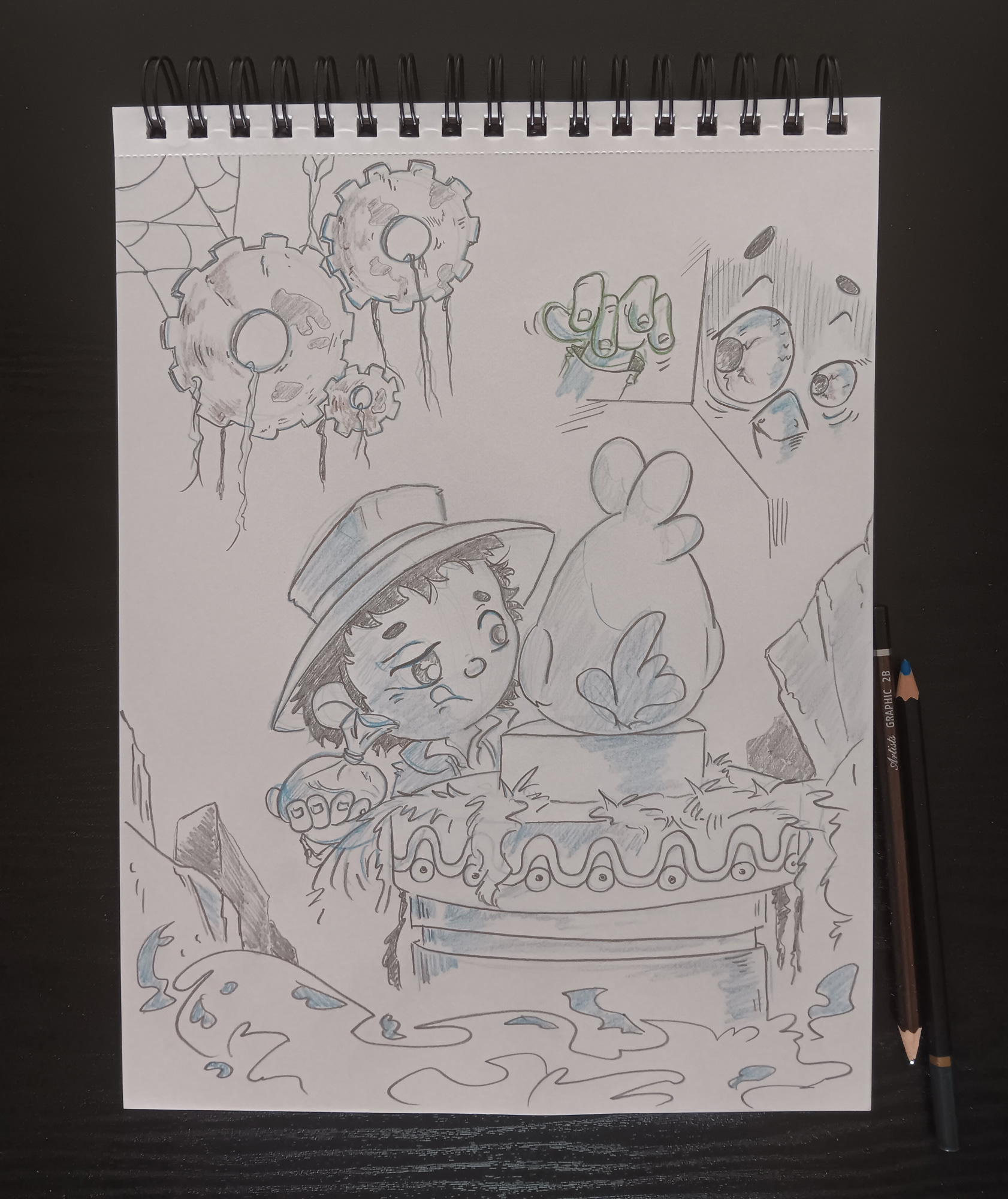 Matama - croquis préparatoire
