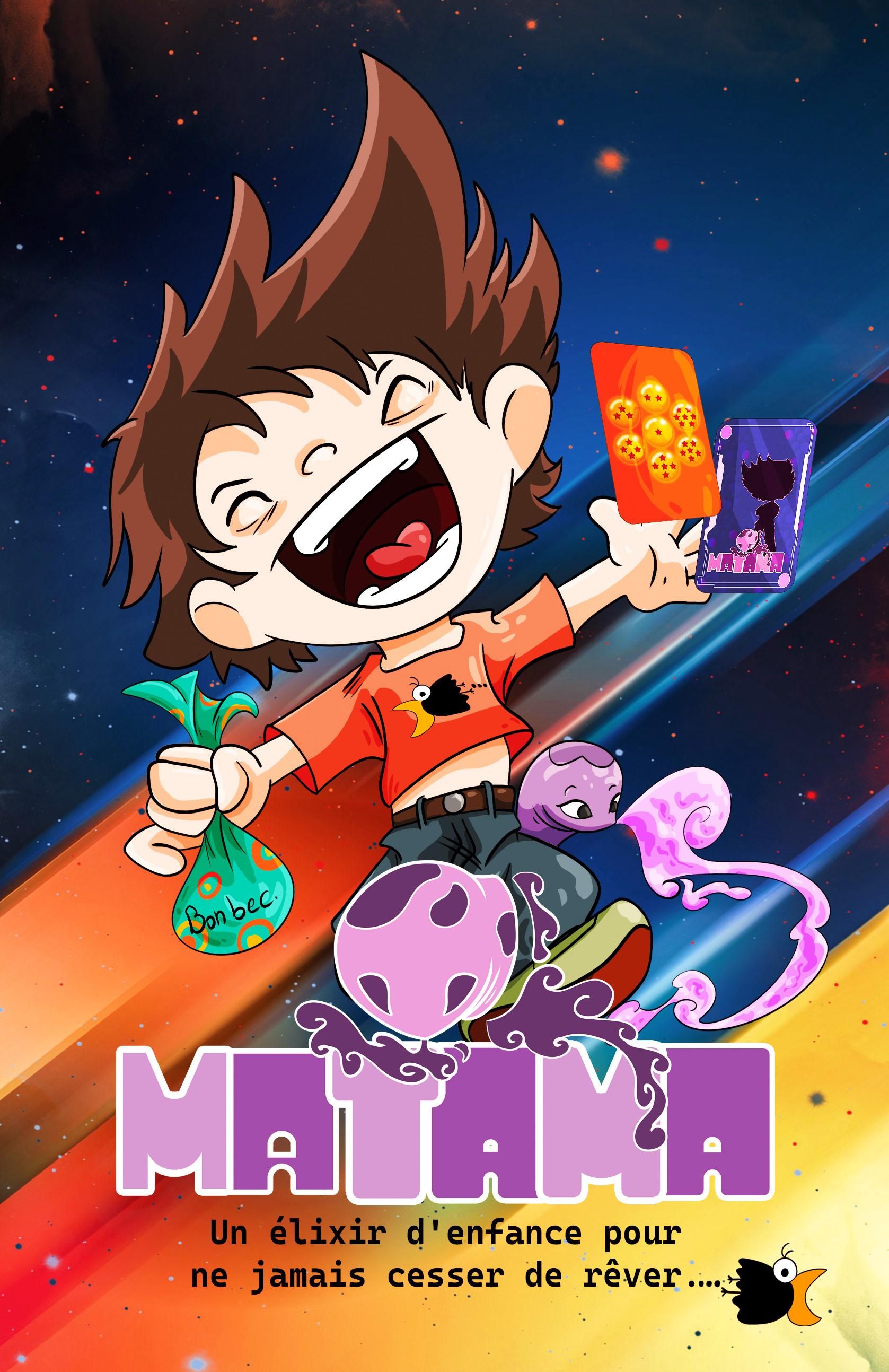 Carte Matama - Dragon Ball verso