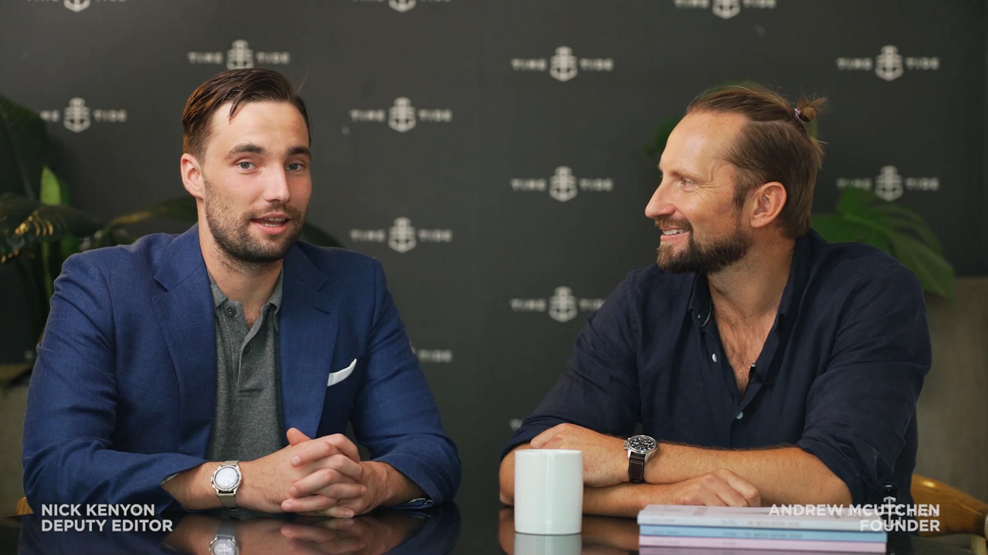 Time + Tide talking head