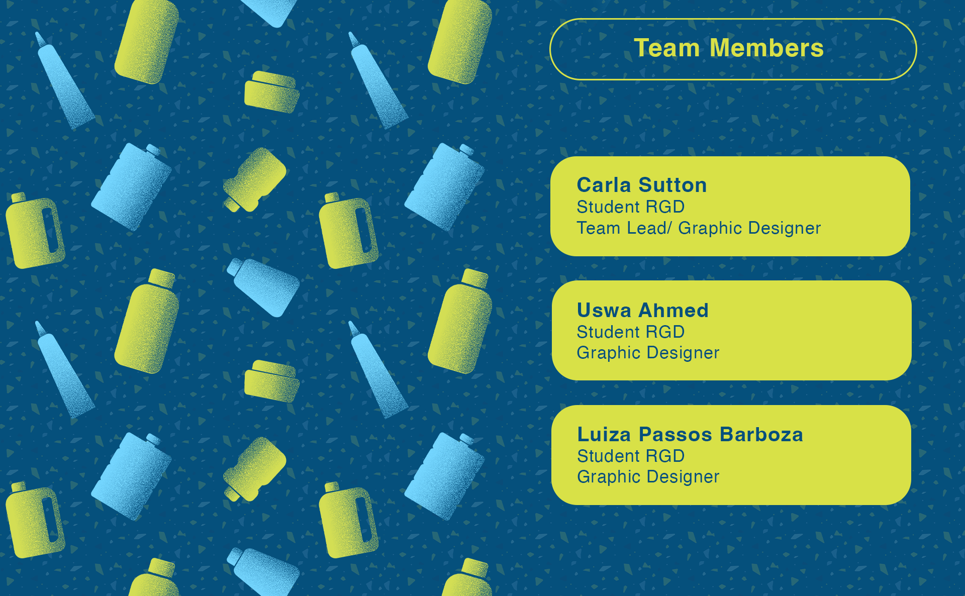 Play plastics, team members