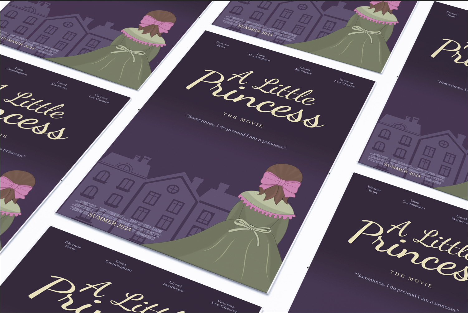A Little Princess poster mockup